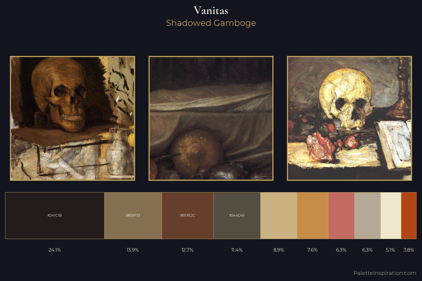vanitas Master Palette — Shadowed Gamboge