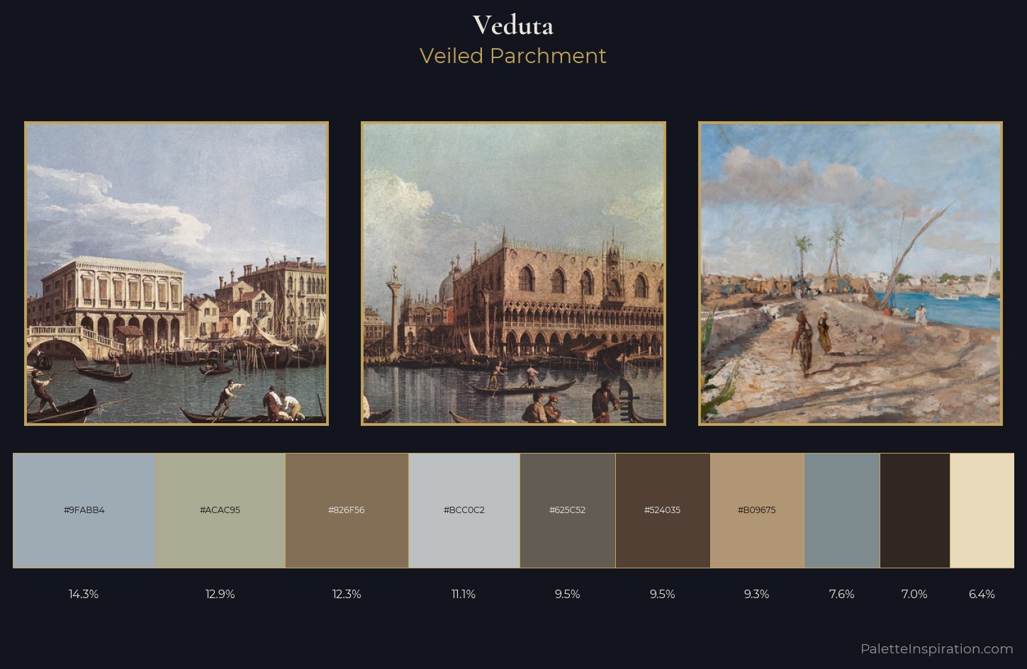 veduta Palette 8 — Veiled Parchment