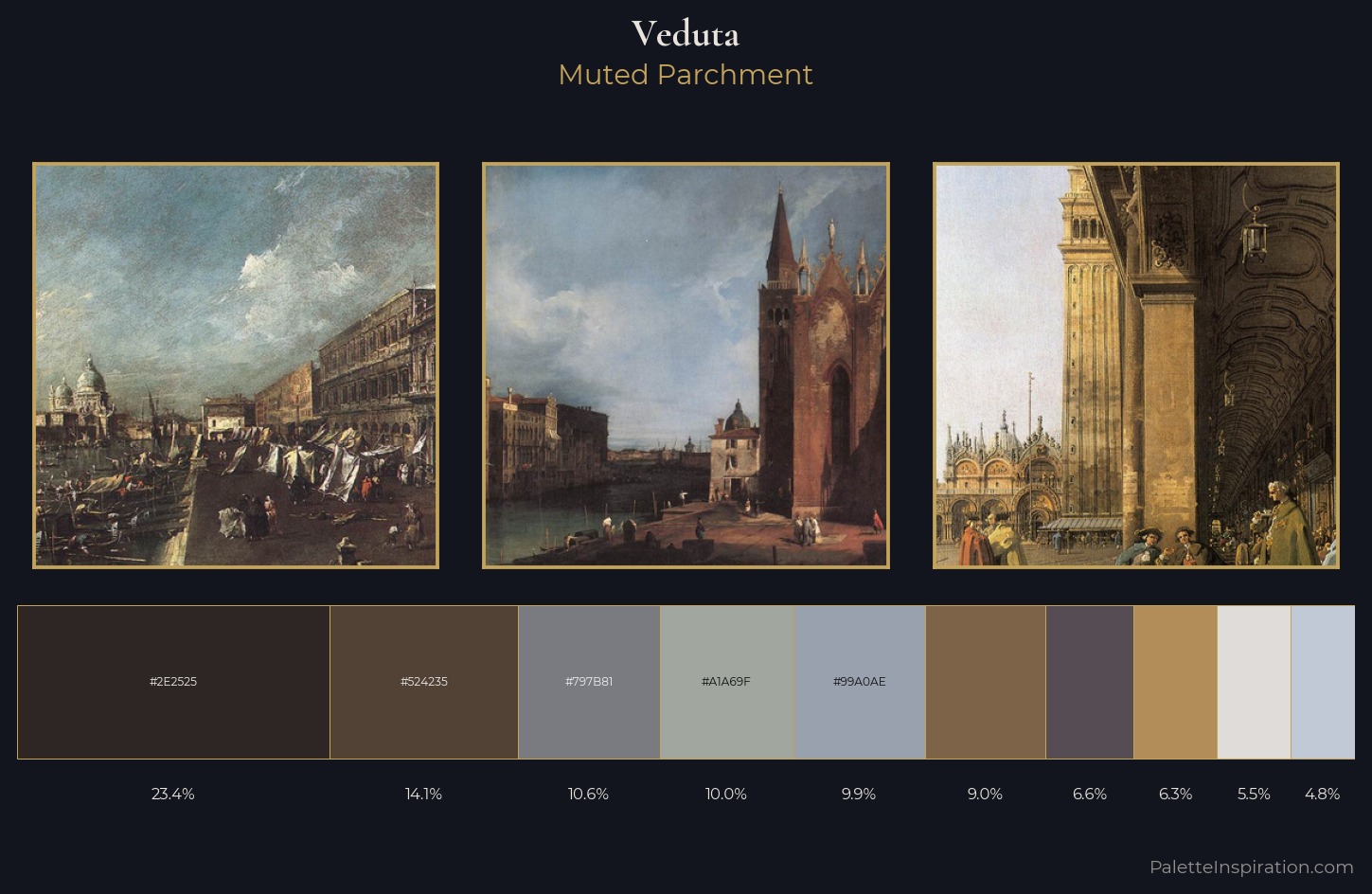 veduta Palette 10 — Muted Parchment