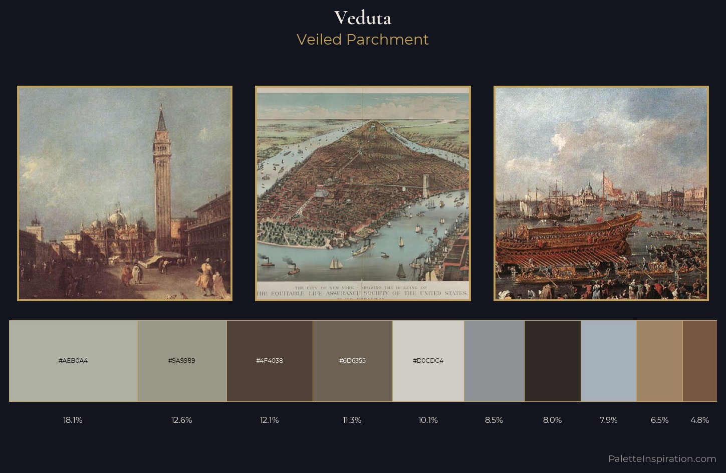 veduta Palette 11 — Veiled Parchment
