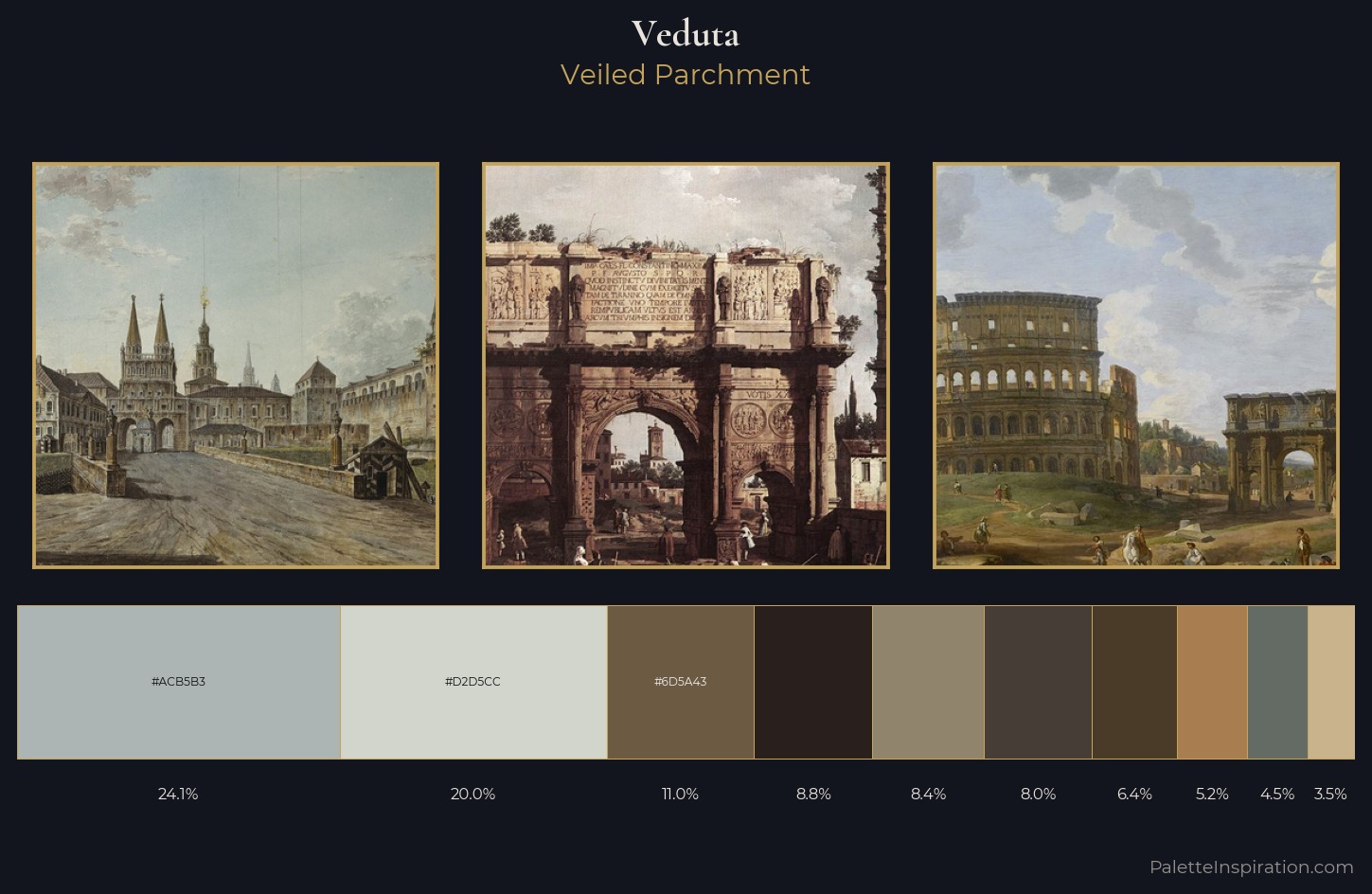 veduta Palette 13 — Veiled Parchment