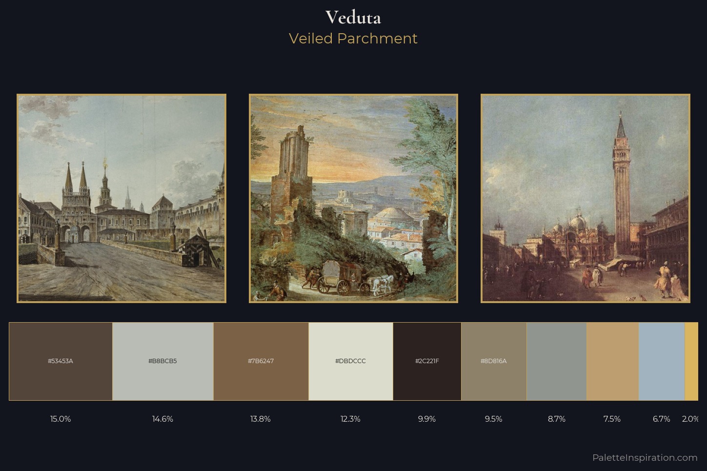 veduta Master Palette — Veiled Parchment