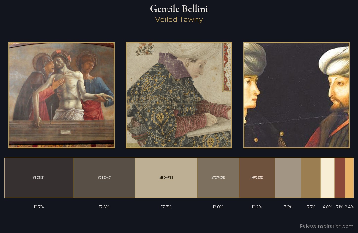 Gentile Bellini Palette 2 — Veiled Tawny