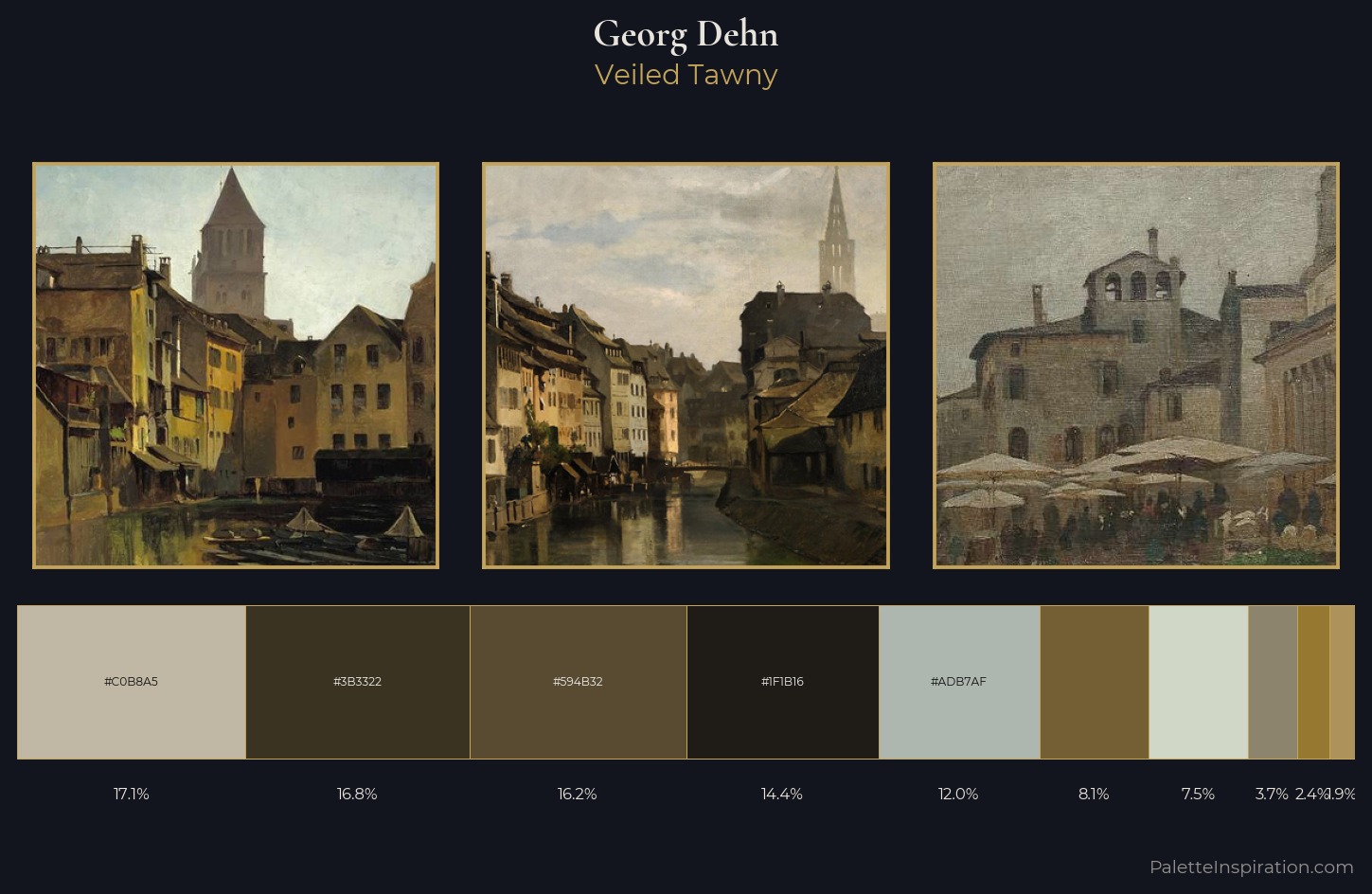 Georg Dehn Palette 1 — Veiled Tawny