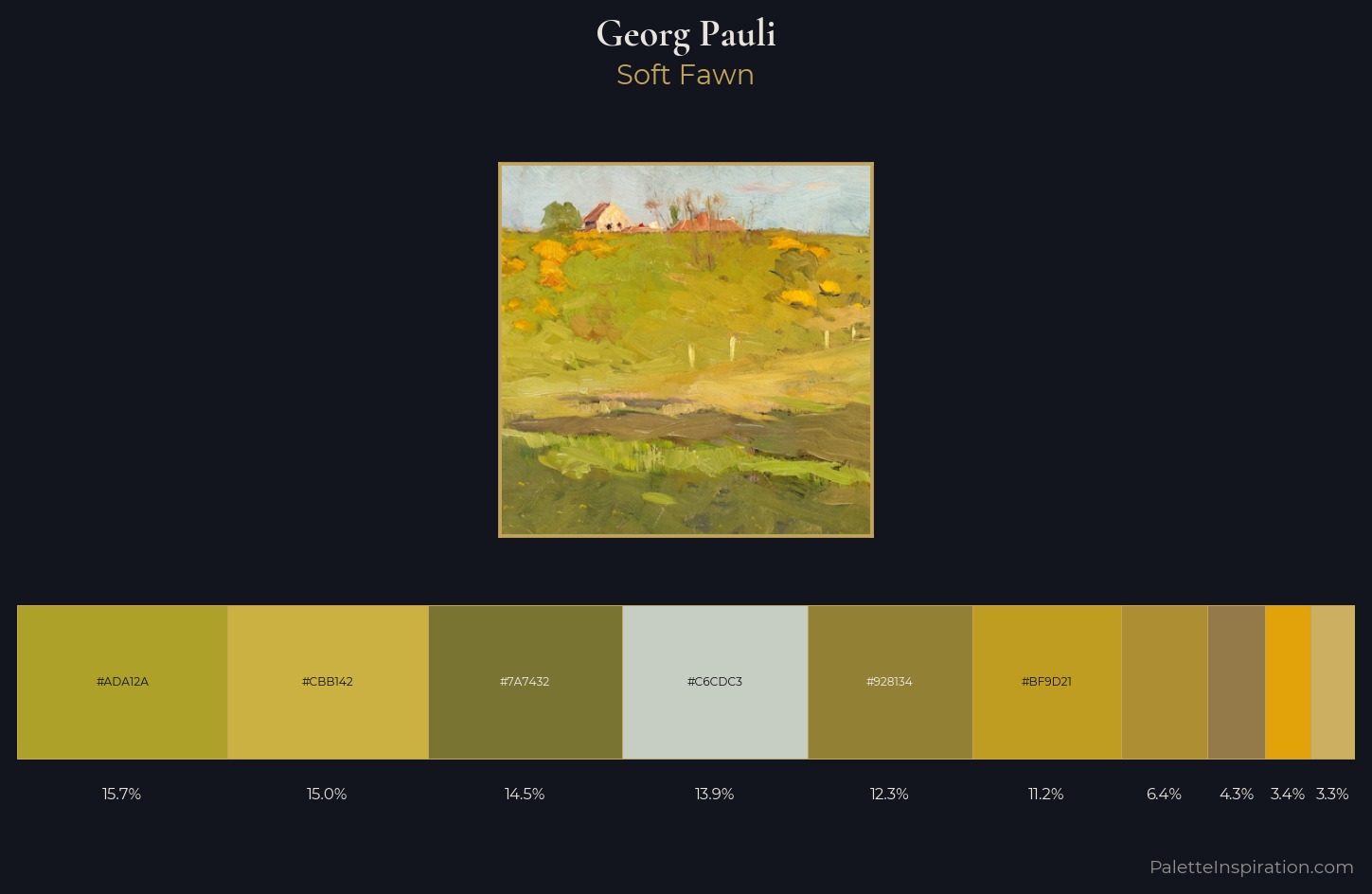 Georg Pauli Palette 1 — Soft Fawn