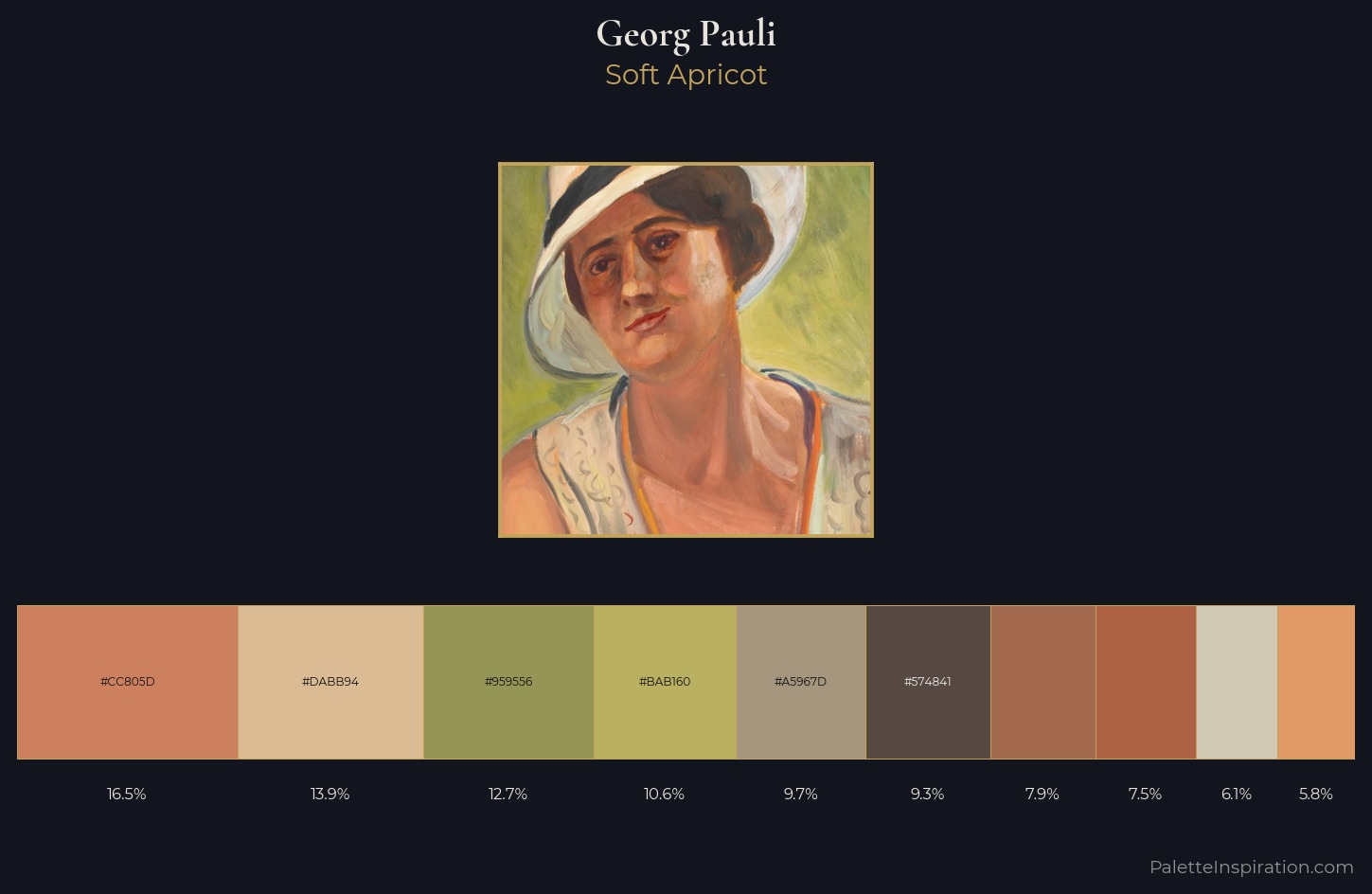 Georg Pauli Palette 2 — Soft Apricot