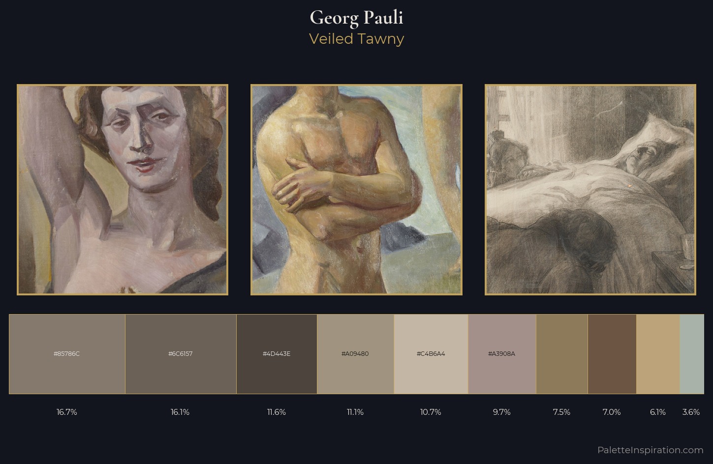 Georg Pauli Palette 4 — Veiled Tawny
