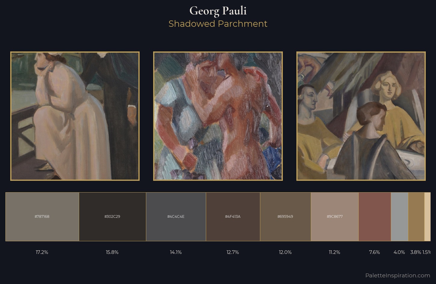 Georg Pauli Palette 5 — Shadowed Parchment