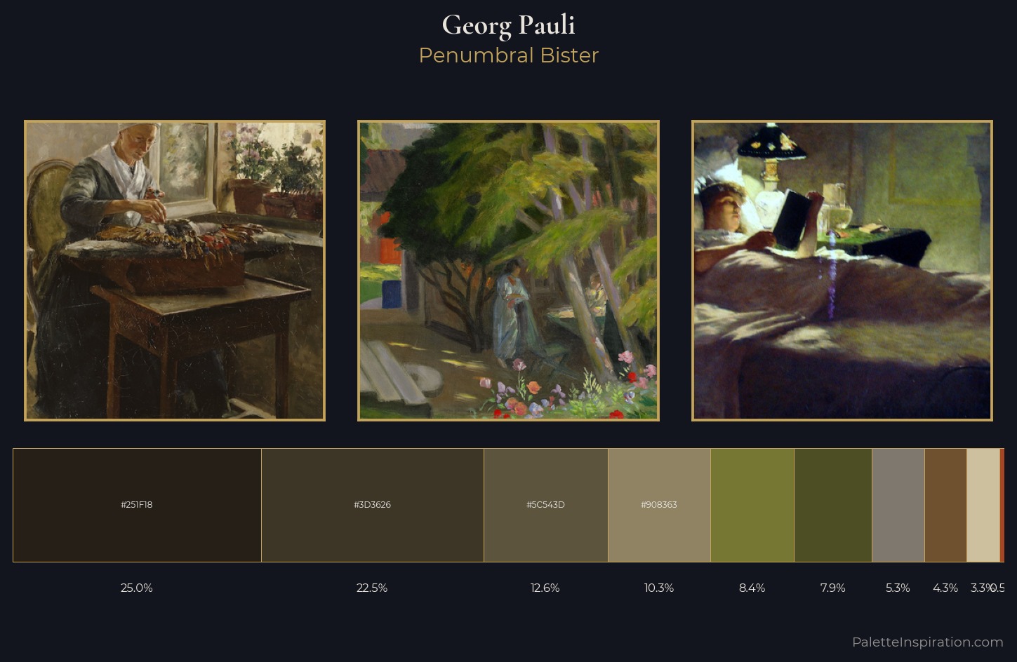 Georg Pauli Palette 6 — Penumbral Bister