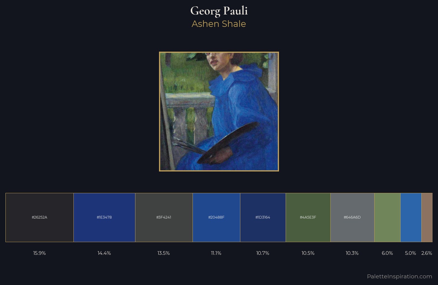 Georg Pauli Palette 7 — Ashen Shale