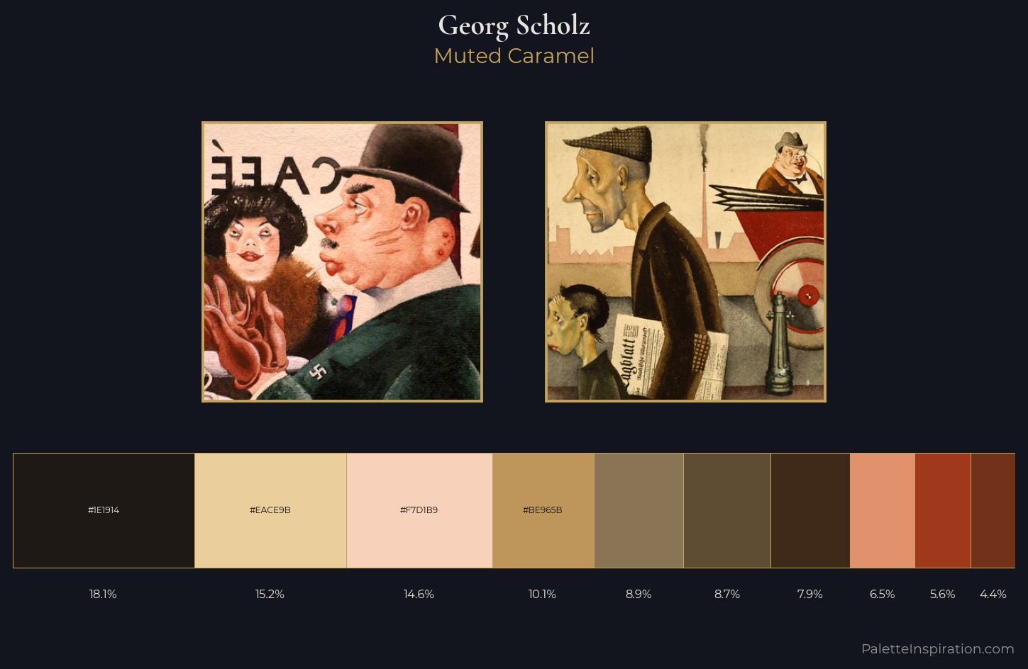 Georg Scholz Palette 2 — Muted Caramel