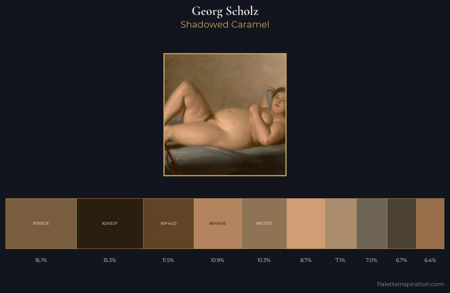 Georg Scholz Palette 3 — Shadowed Caramel