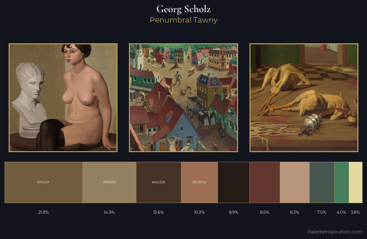 Georg Scholz Palette 4 — Penumbral Tawny