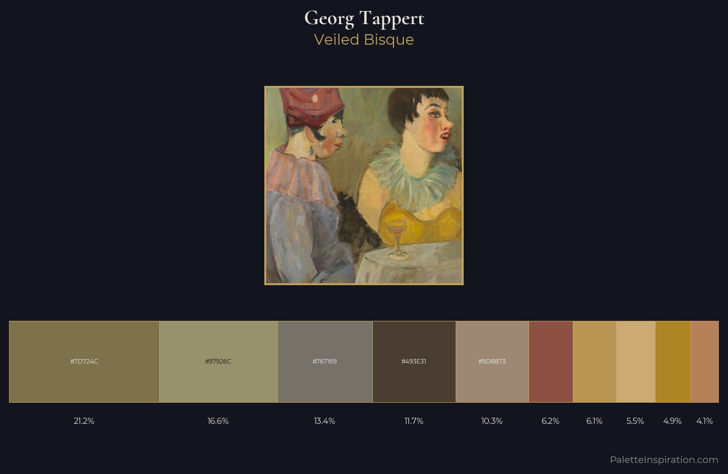 Georg Tappert Palette 2 — Veiled Bisque