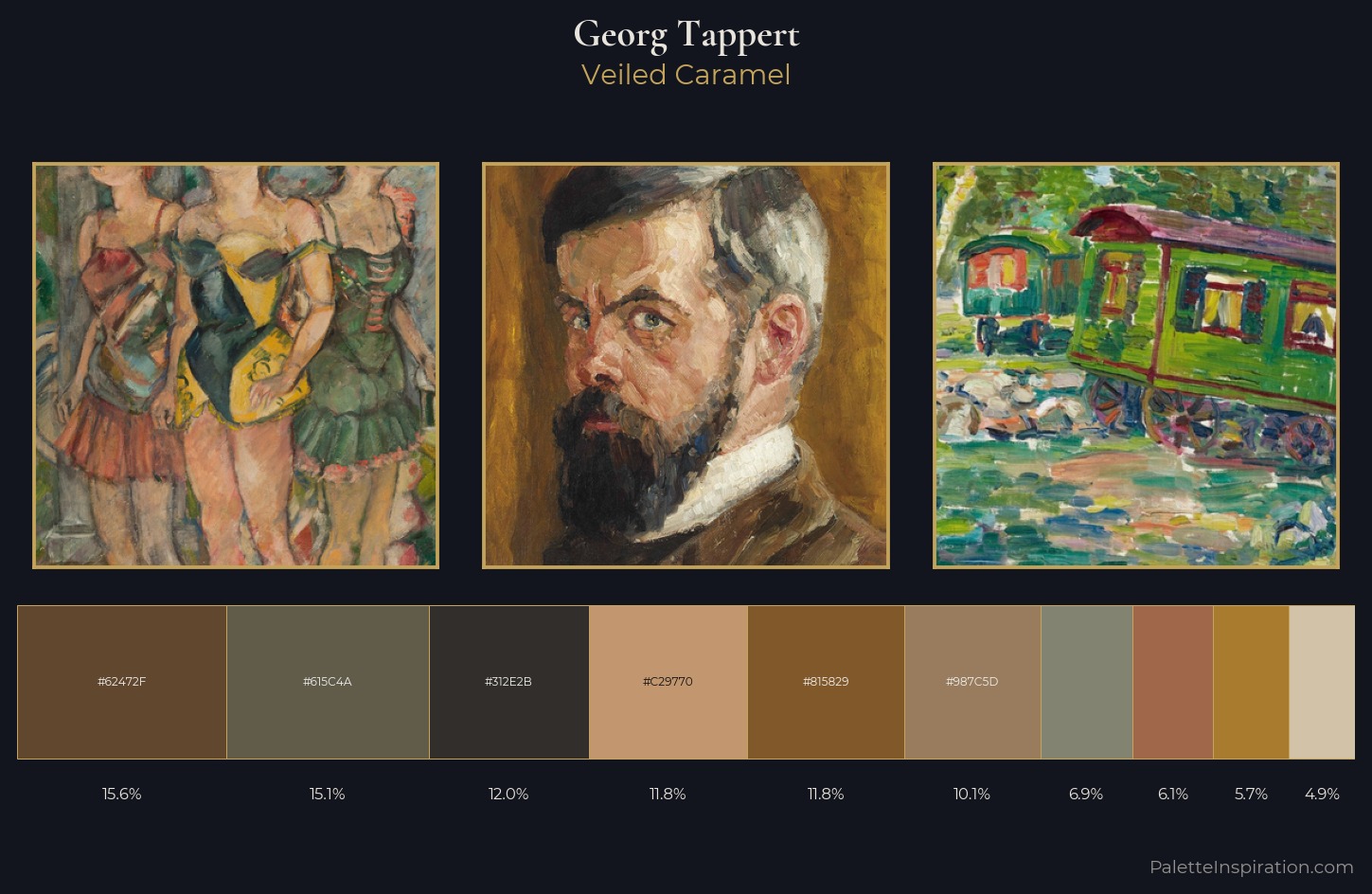 Georg Tappert Palette 3 — Veiled Caramel