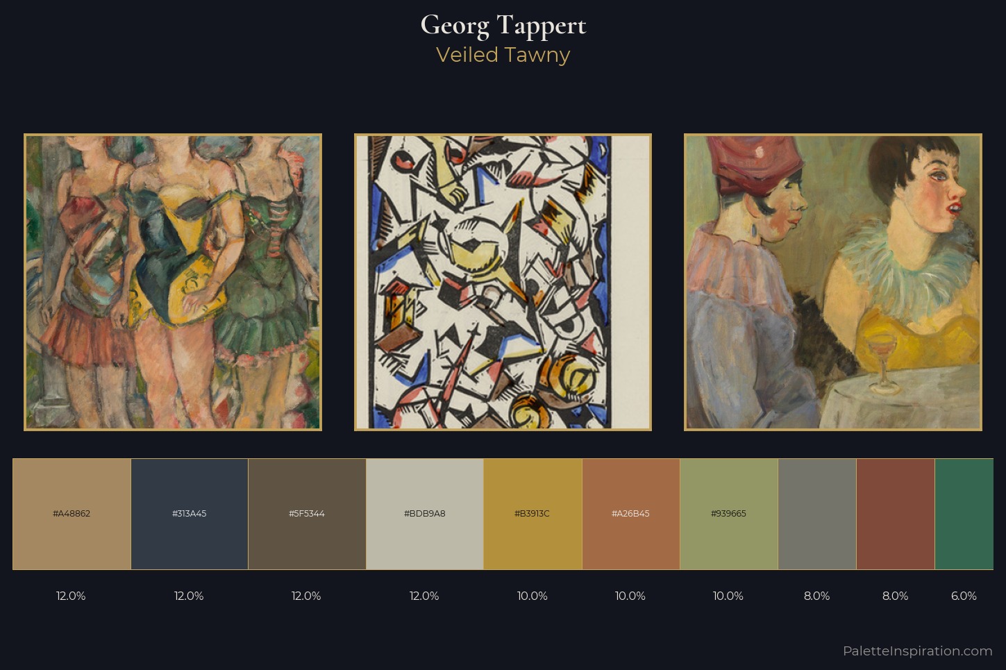 Georg Tappert Master Palette — Veiled Tawny