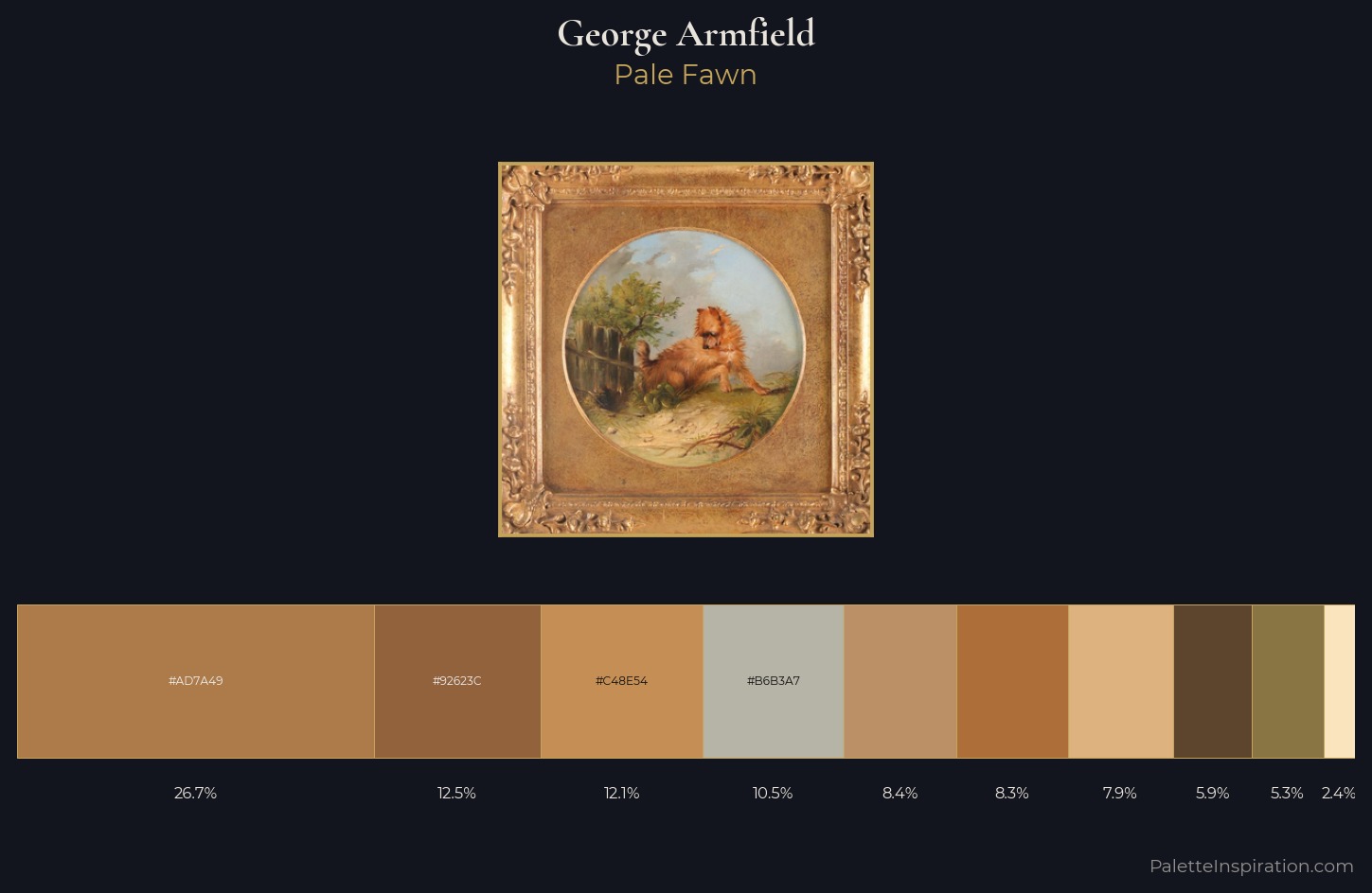 George Armfield Palette 1 — Pale Fawn