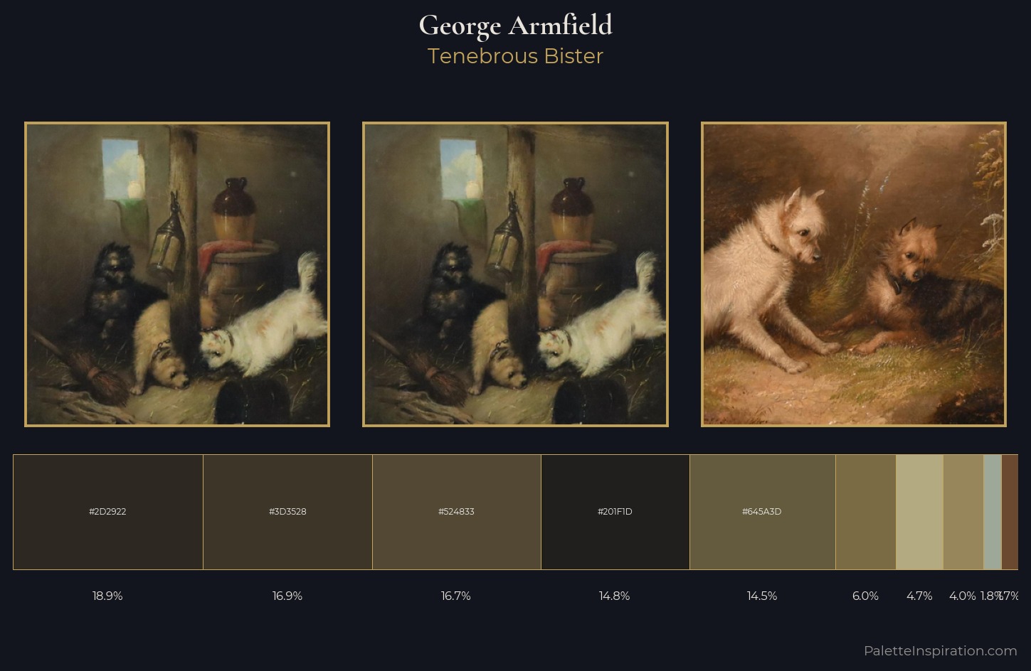 George Armfield Palette 5 — Tenebrous Bister