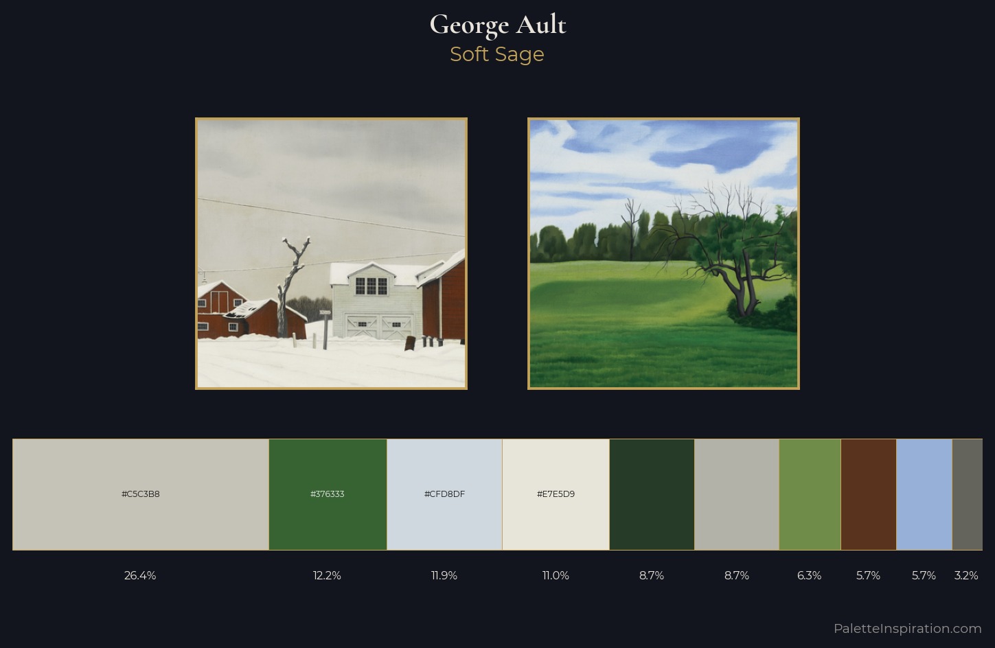 George Ault Palette 1 — Soft Sage