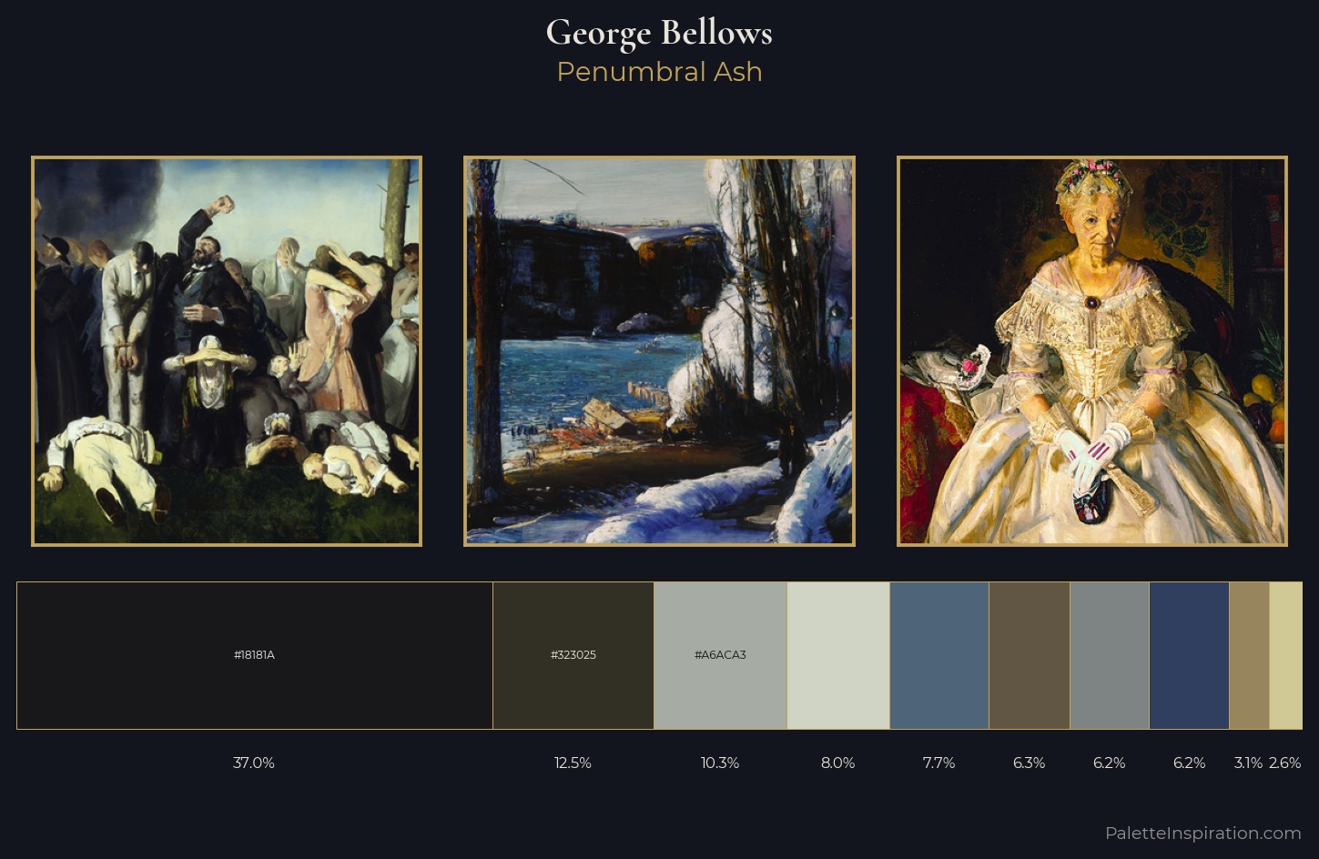 George Bellows Palette 2 — Penumbral Ash