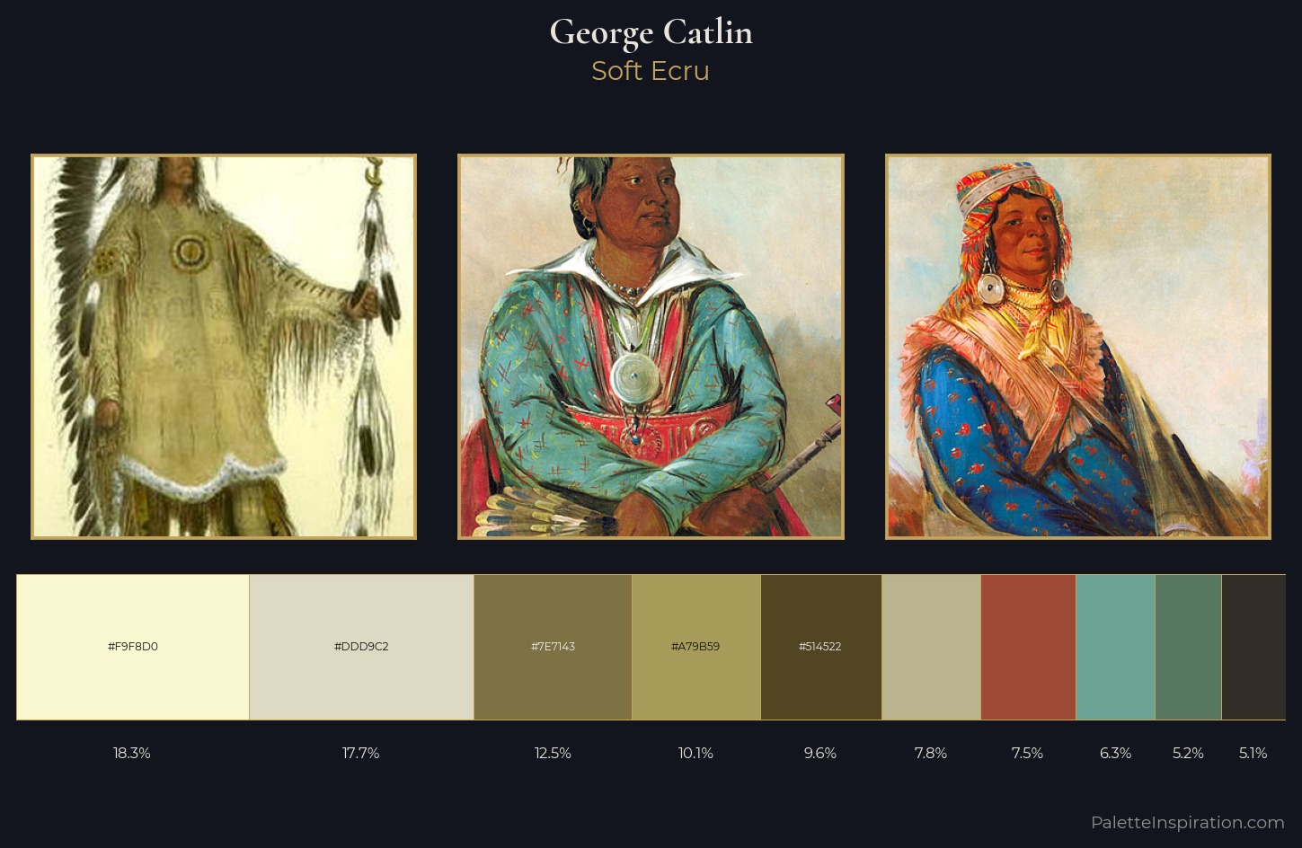 George Catlin Palette 1 — Soft Ecru