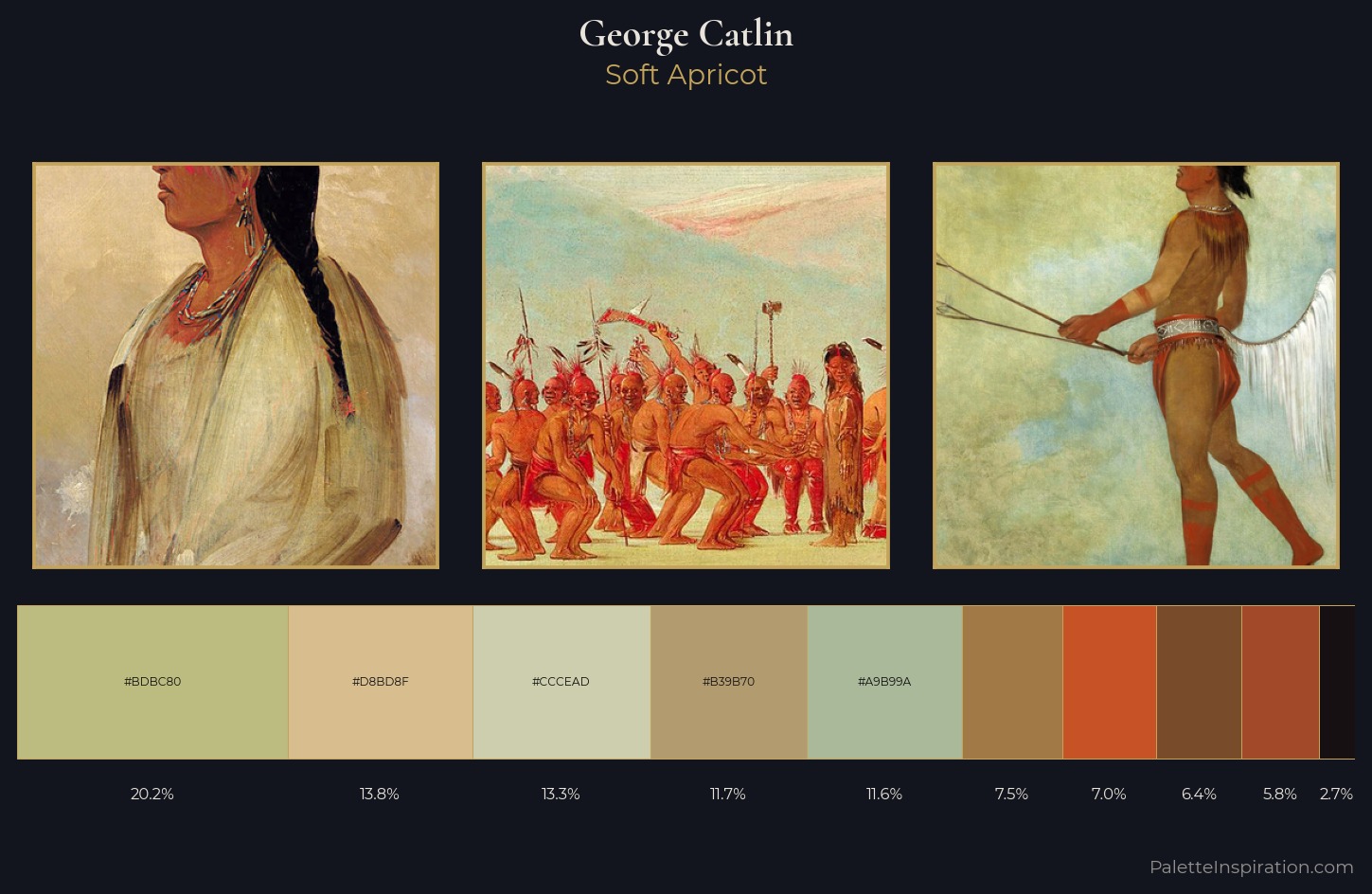 George Catlin Palette 3 — Soft Apricot
