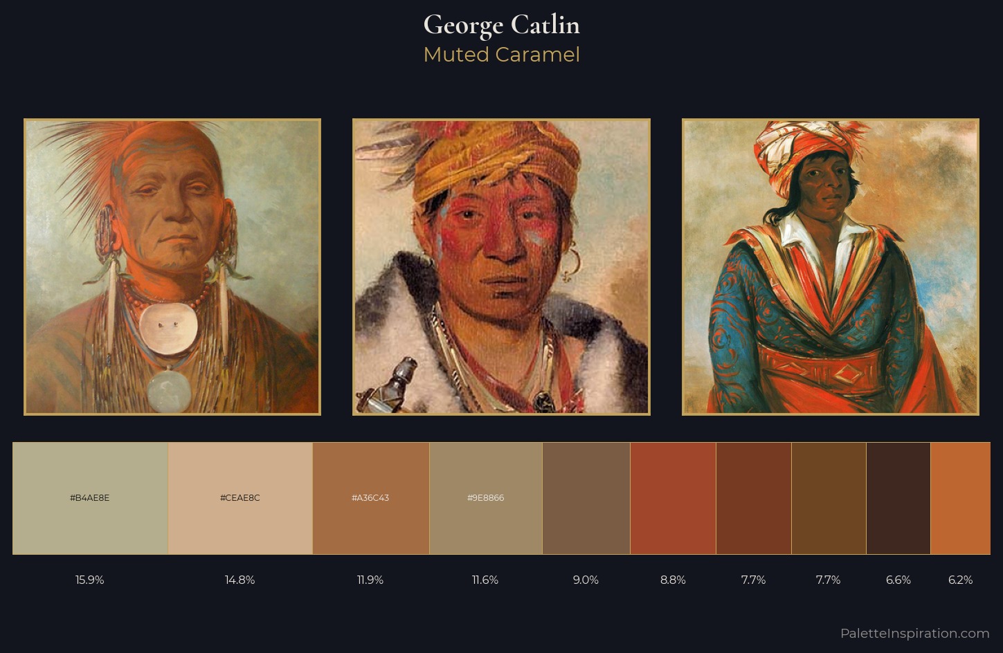 George Catlin Palette 5 — Muted Caramel