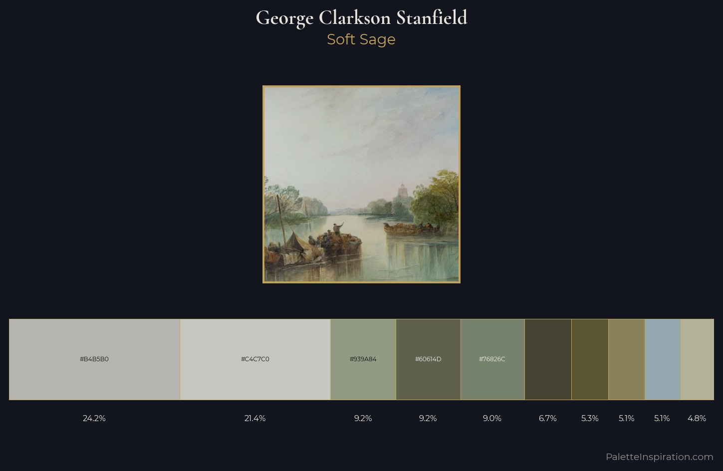 George Clarkson Stanfield Palette 2 — Soft Sage