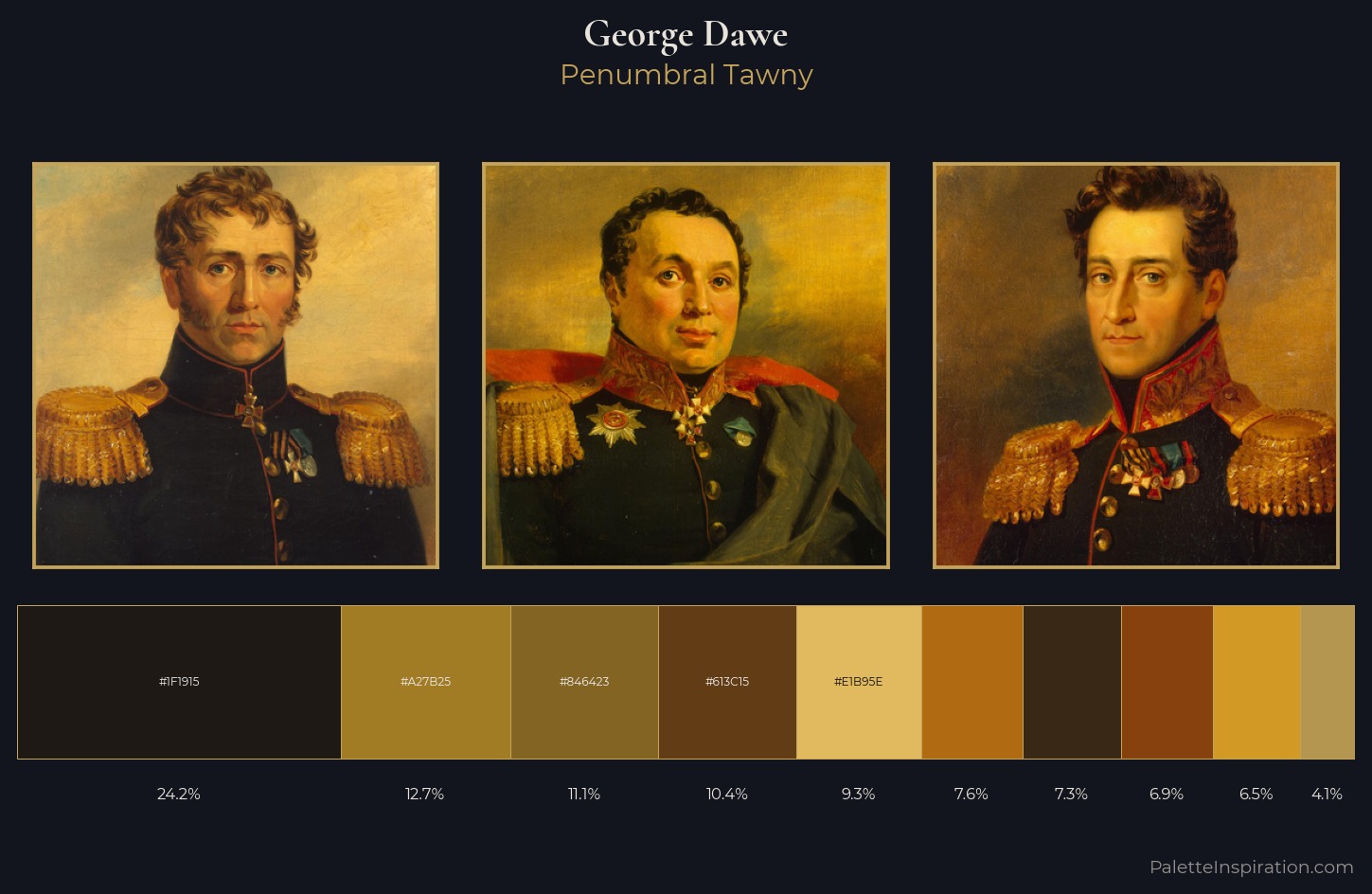 George Dawe Palette 2 — Penumbral Tawny