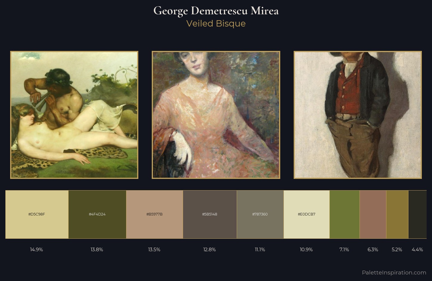 George Demetrescu Mirea Palette 2 — Veiled Bisque