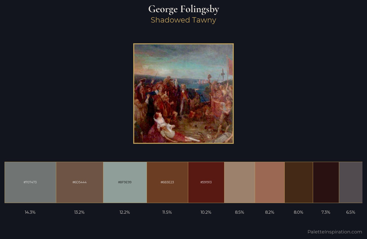 George Folingsby Palette 2 — Shadowed Tawny