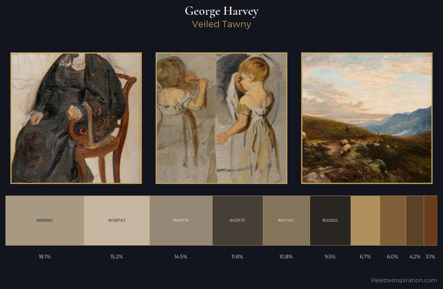 George Harvey Palette 1 — Veiled Tawny