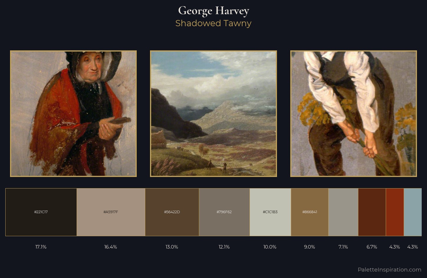 George Harvey Palette 2 — Shadowed Tawny