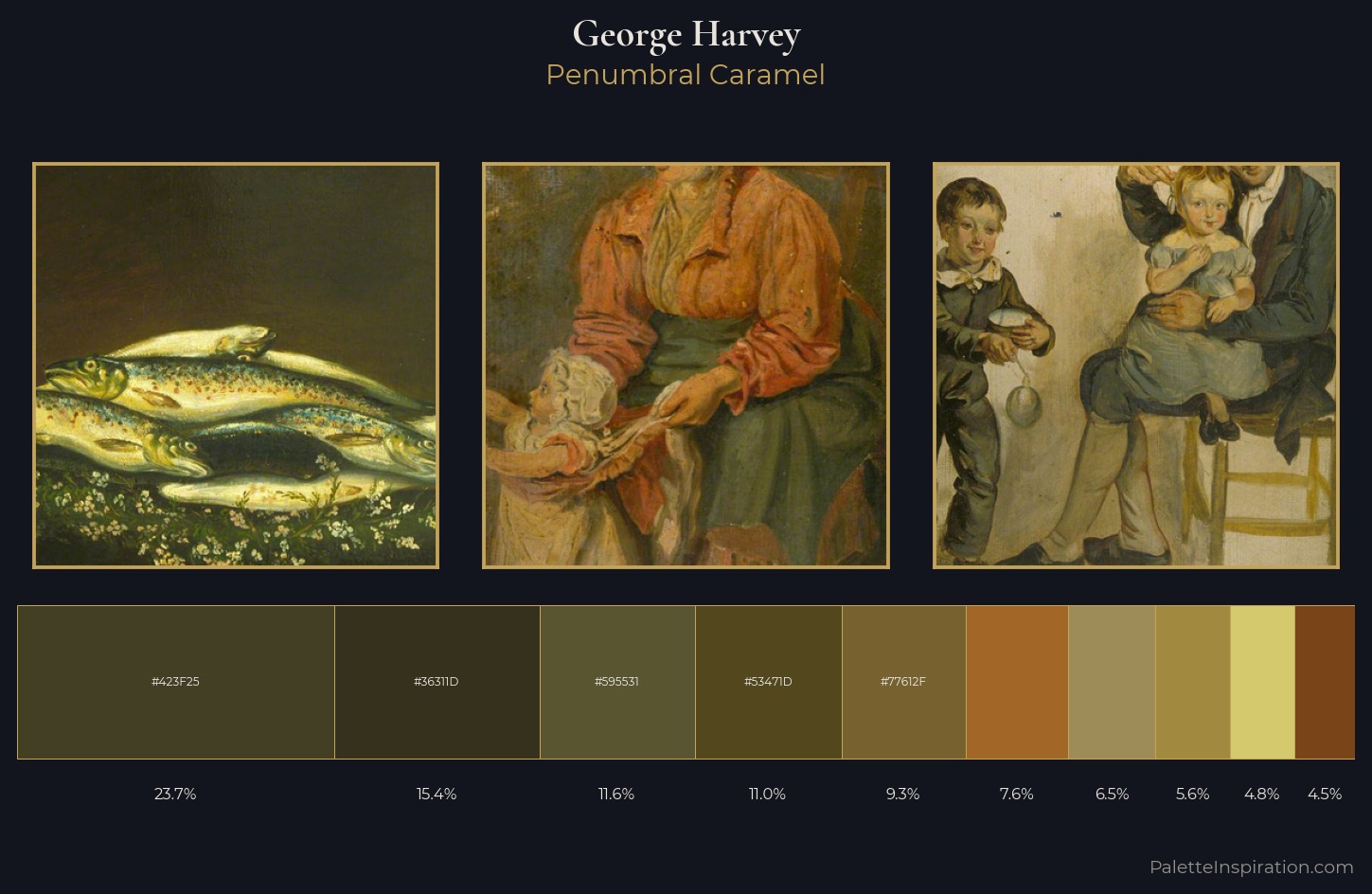 George Harvey Palette 3 — Penumbral Caramel