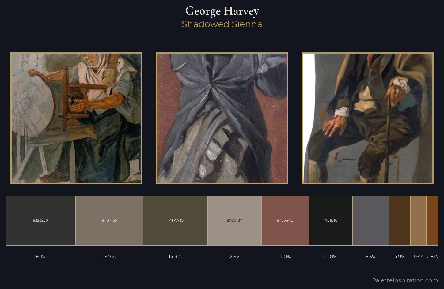 George Harvey Palette 7 — Shadowed Sienna