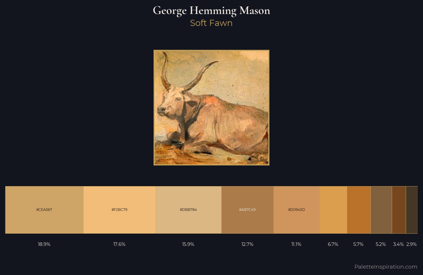 George Hemming Mason Palette 1 — Soft Fawn