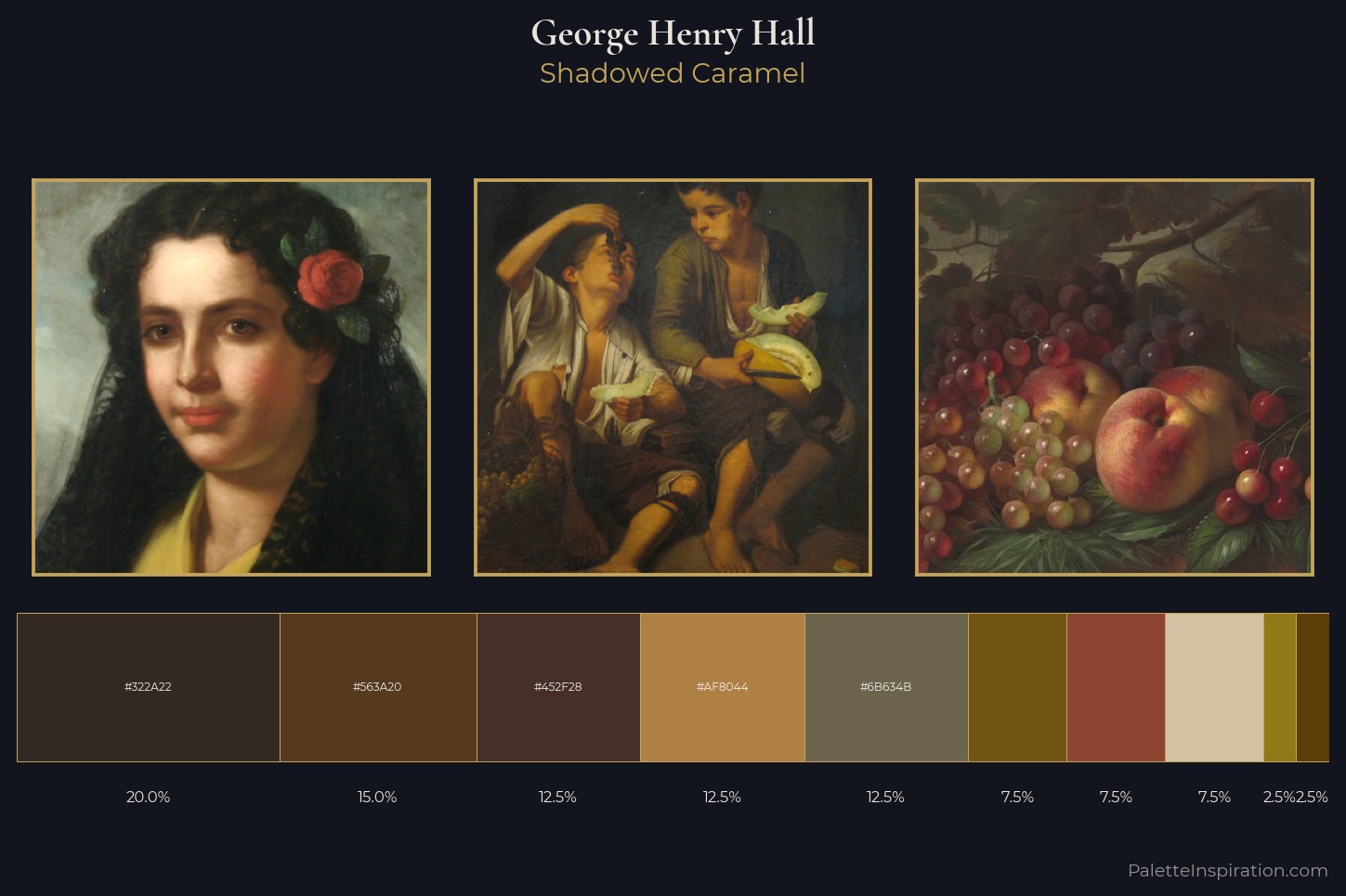 George Henry Hall Master Palette — Shadowed Caramel