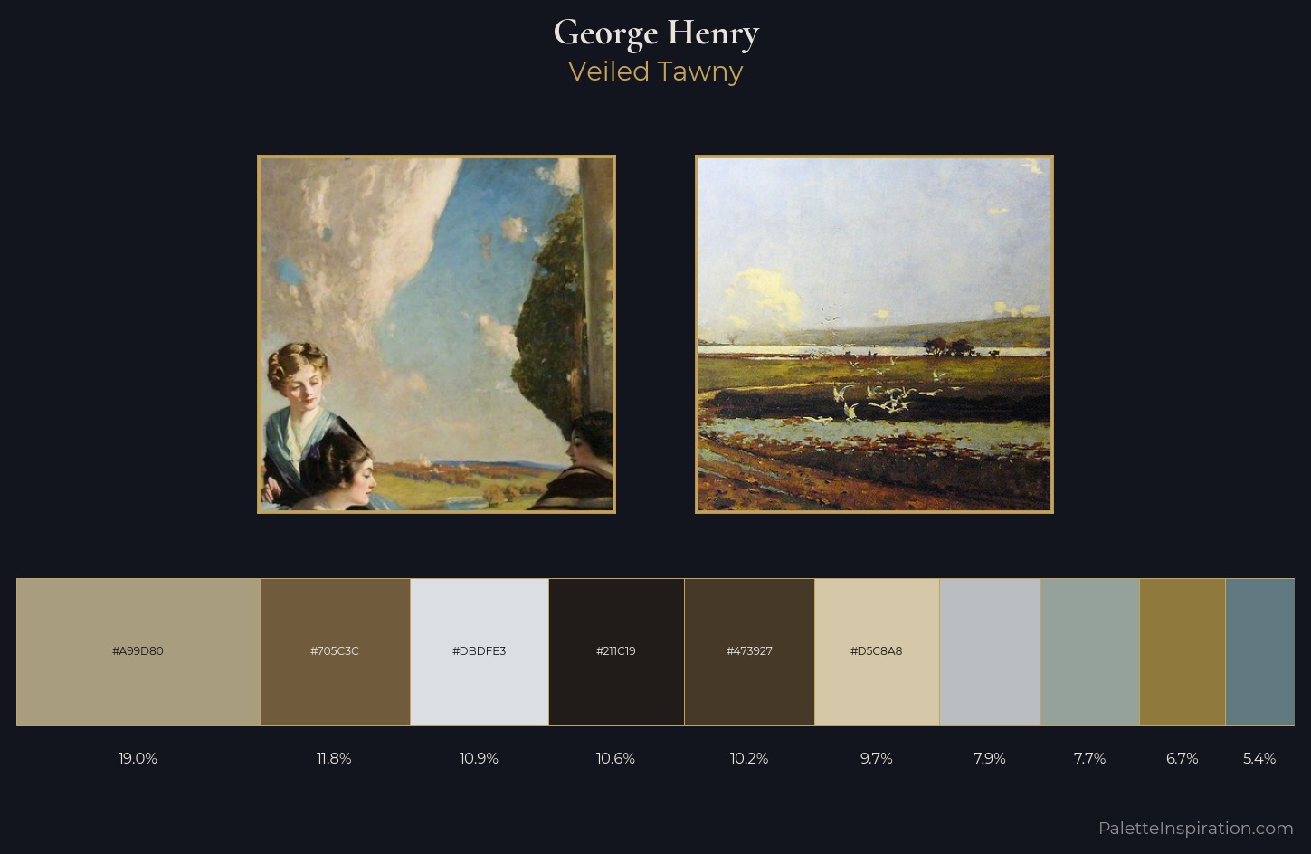 George Henry Palette 1 — Veiled Tawny