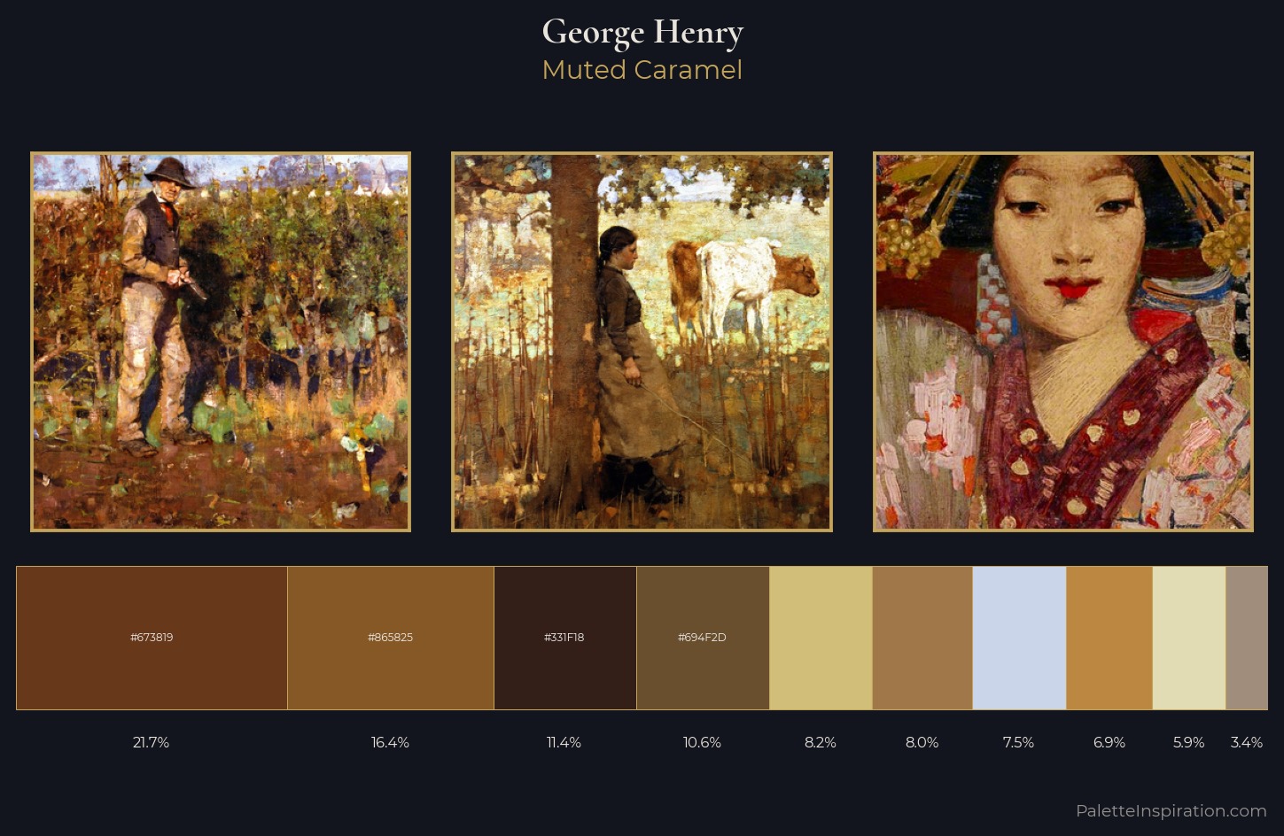 George Henry Palette 2 — Muted Caramel