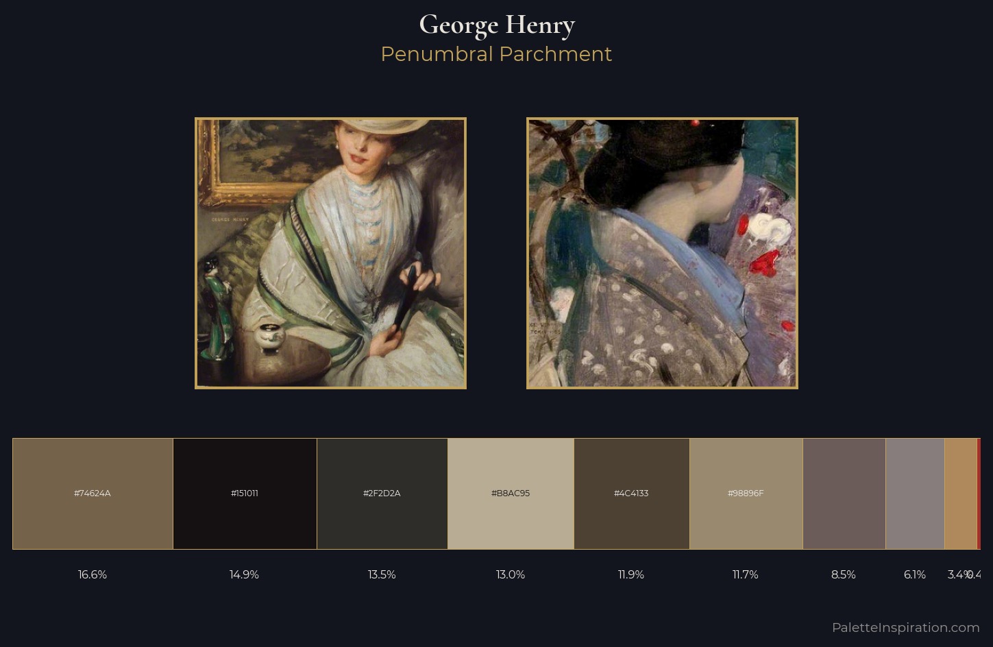 George Henry Palette 5 — Penumbral Parchment