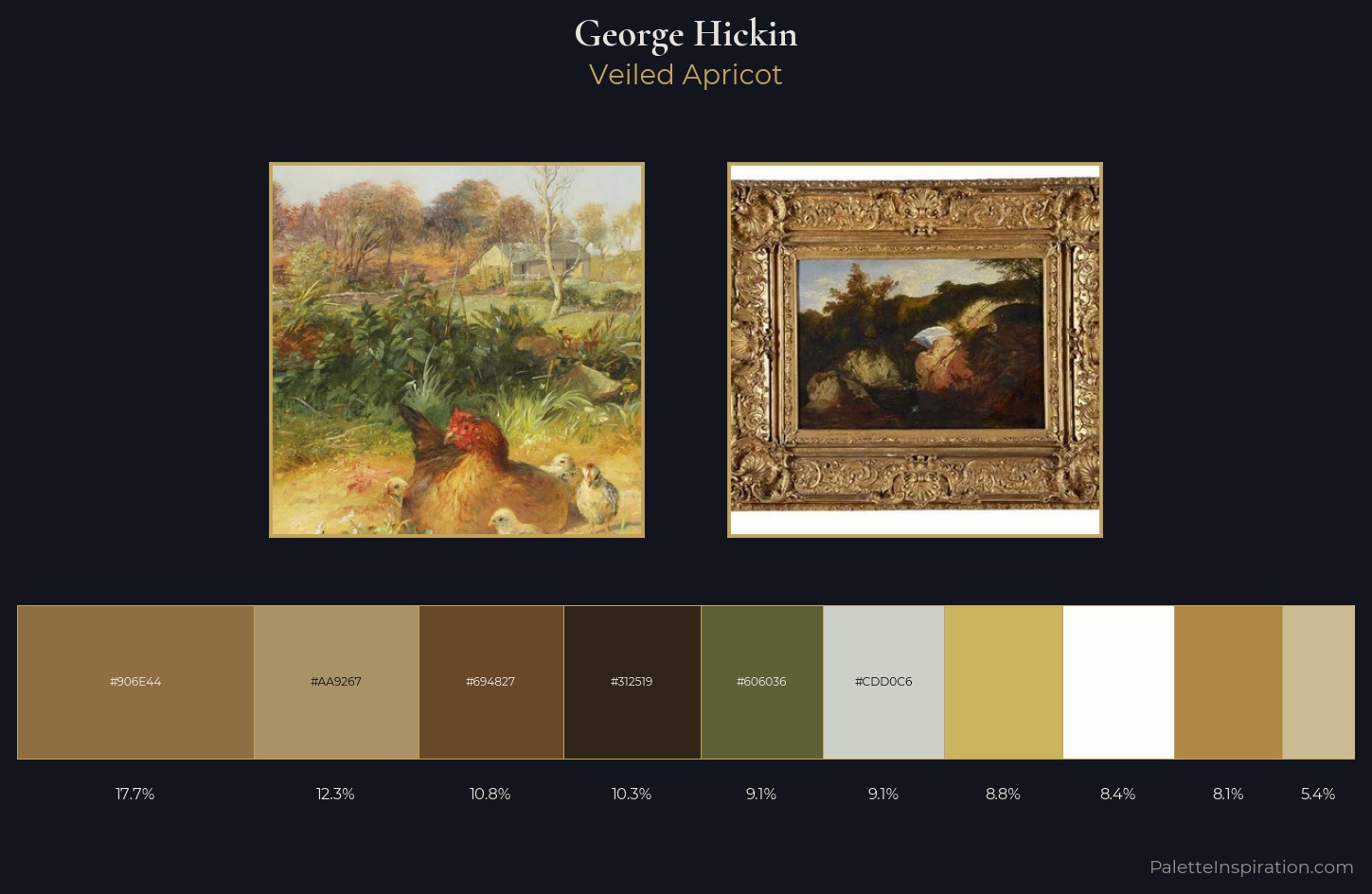 George Hickin Palette 1 — Veiled Apricot