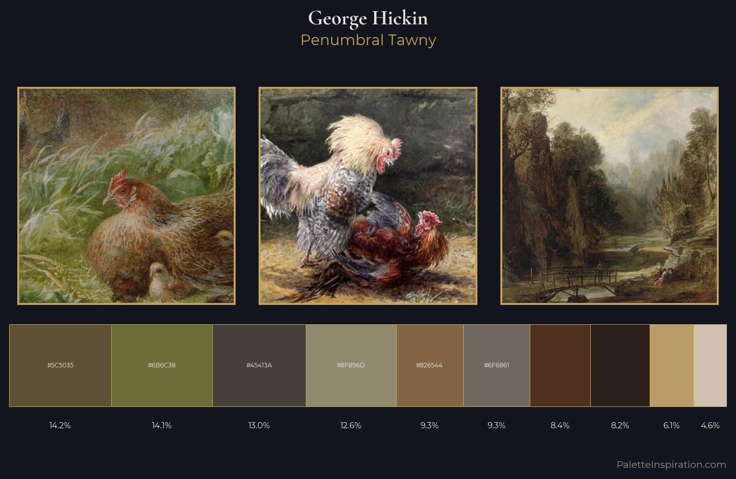 George Hickin Palette 3 — Penumbral Tawny