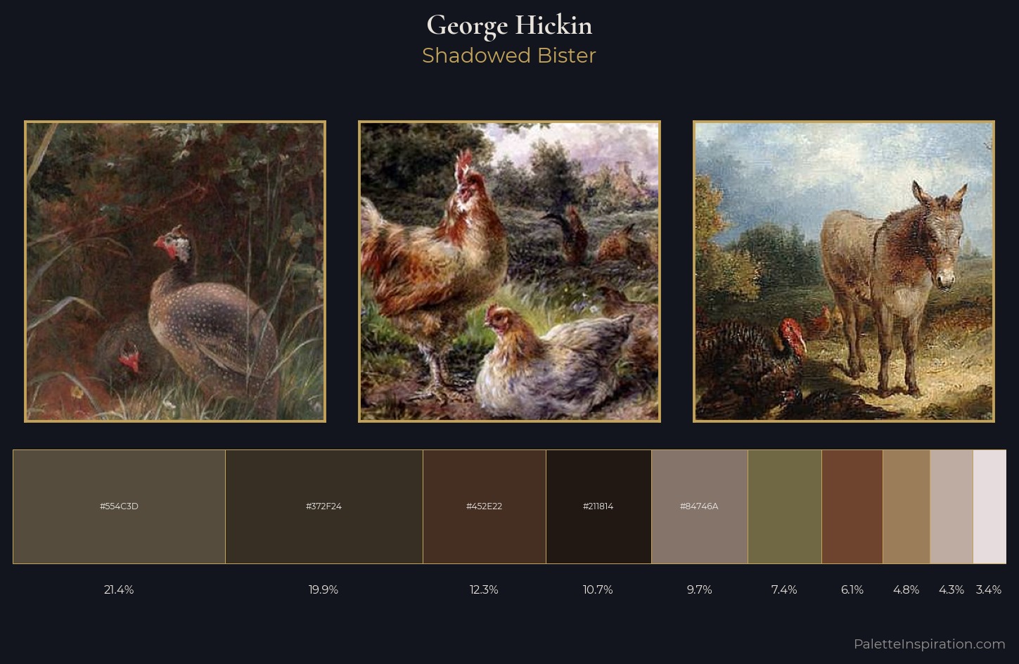 George Hickin Palette 4 — Shadowed Bister