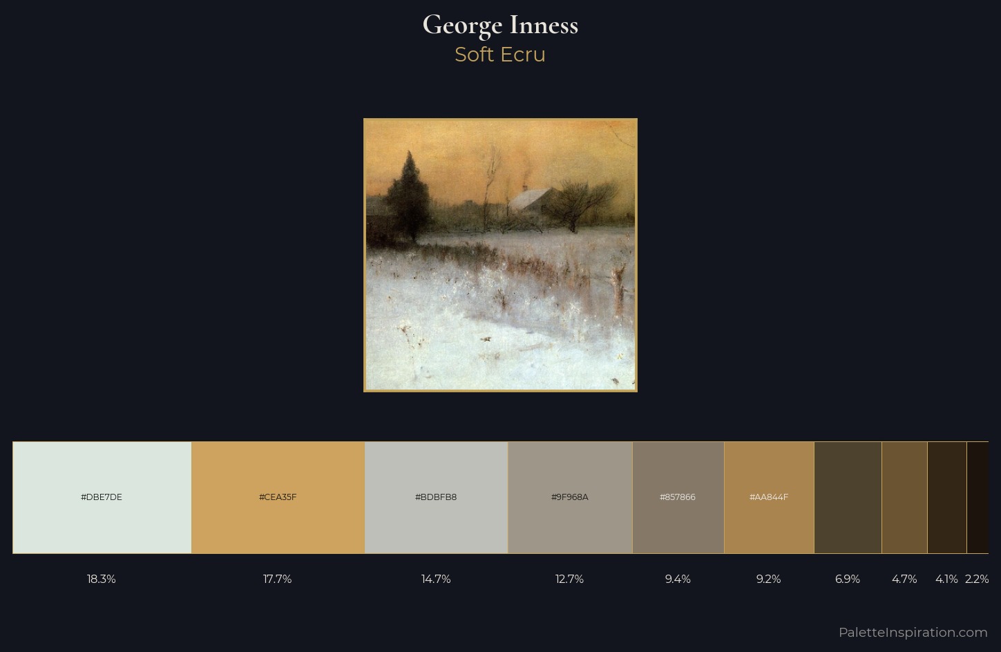 George Inness Palette 3 — Soft Ecru