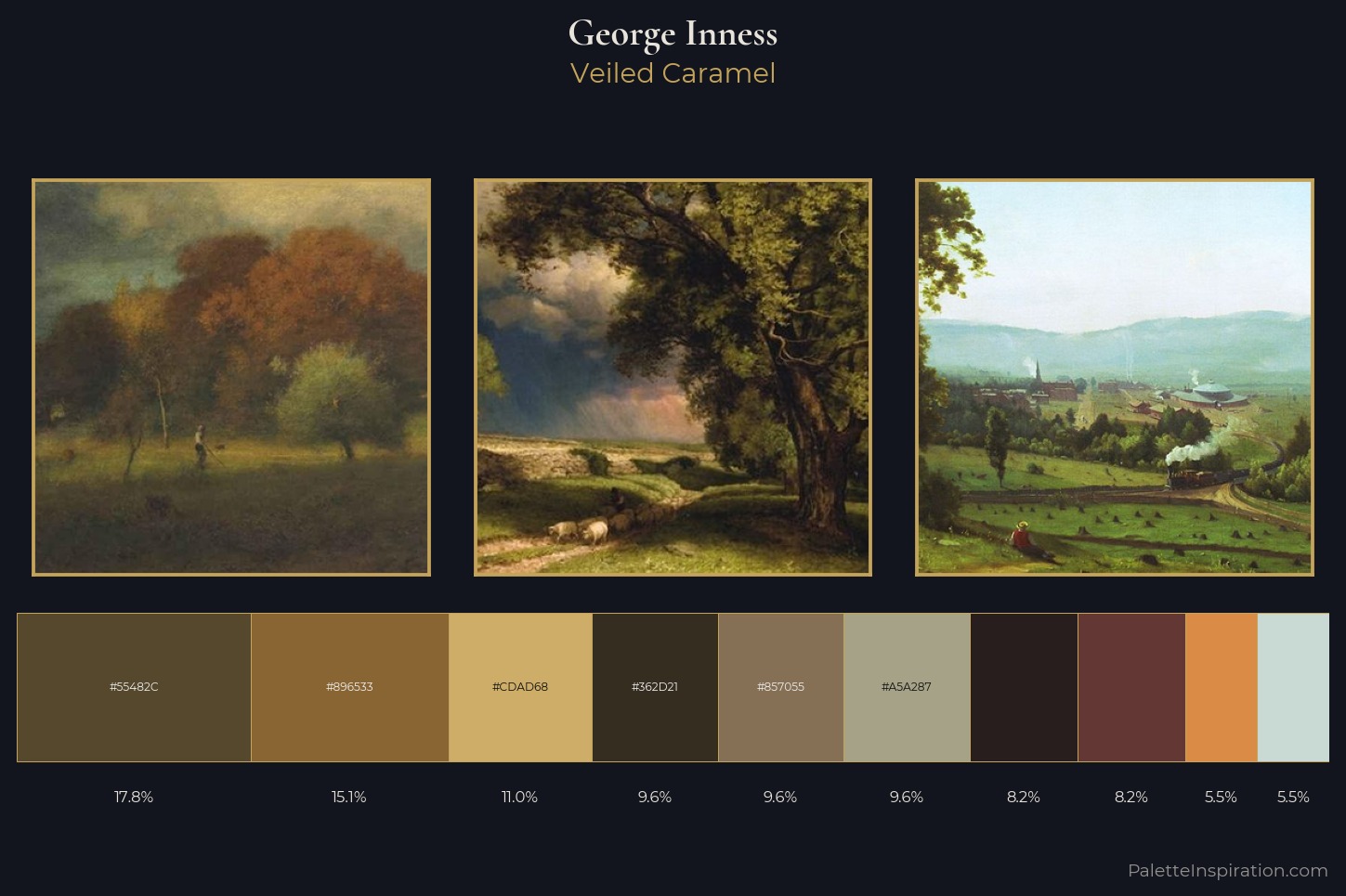 George Inness Master Palette