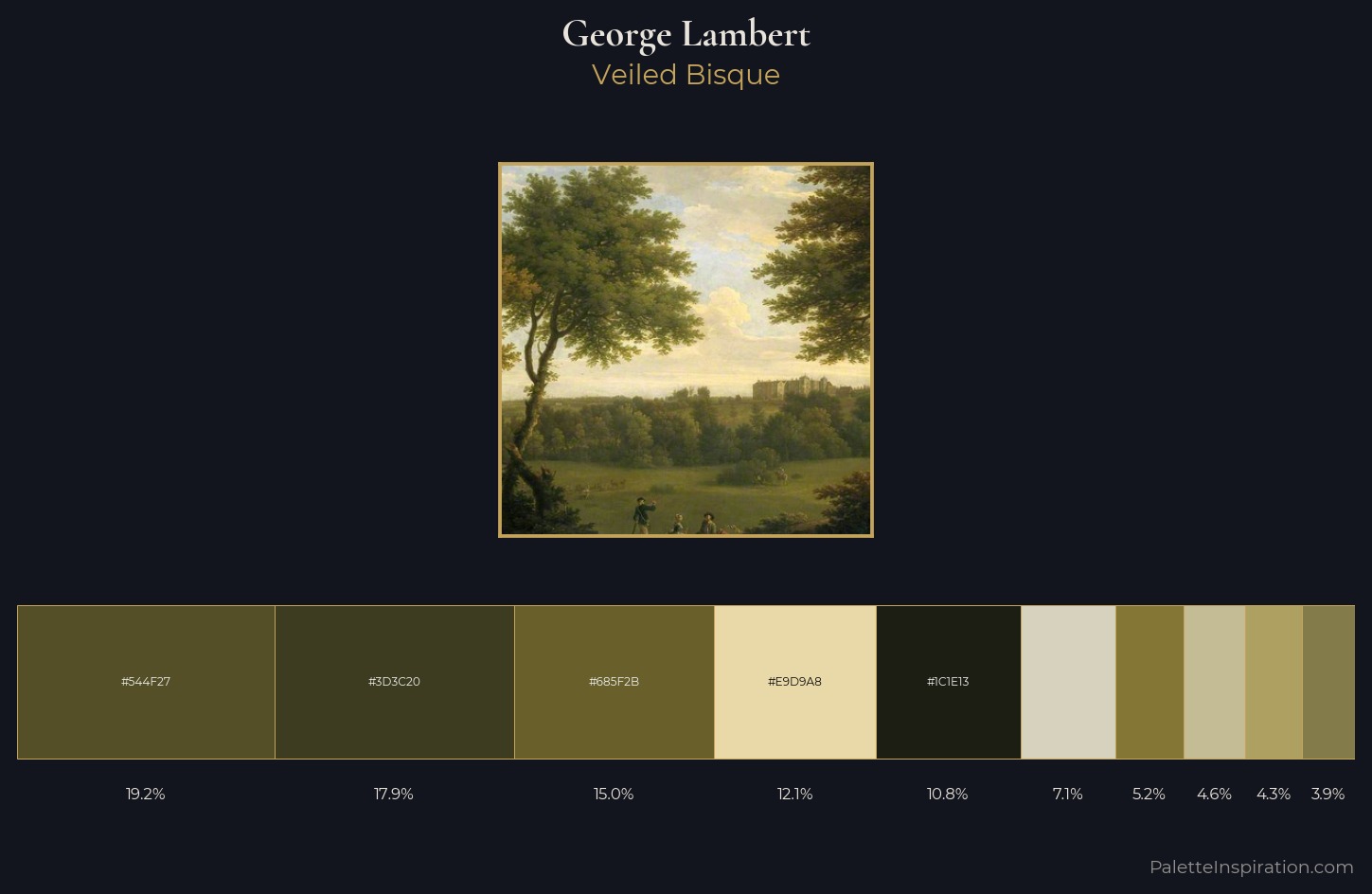 George Lambert Palette 2 — Veiled Bisque