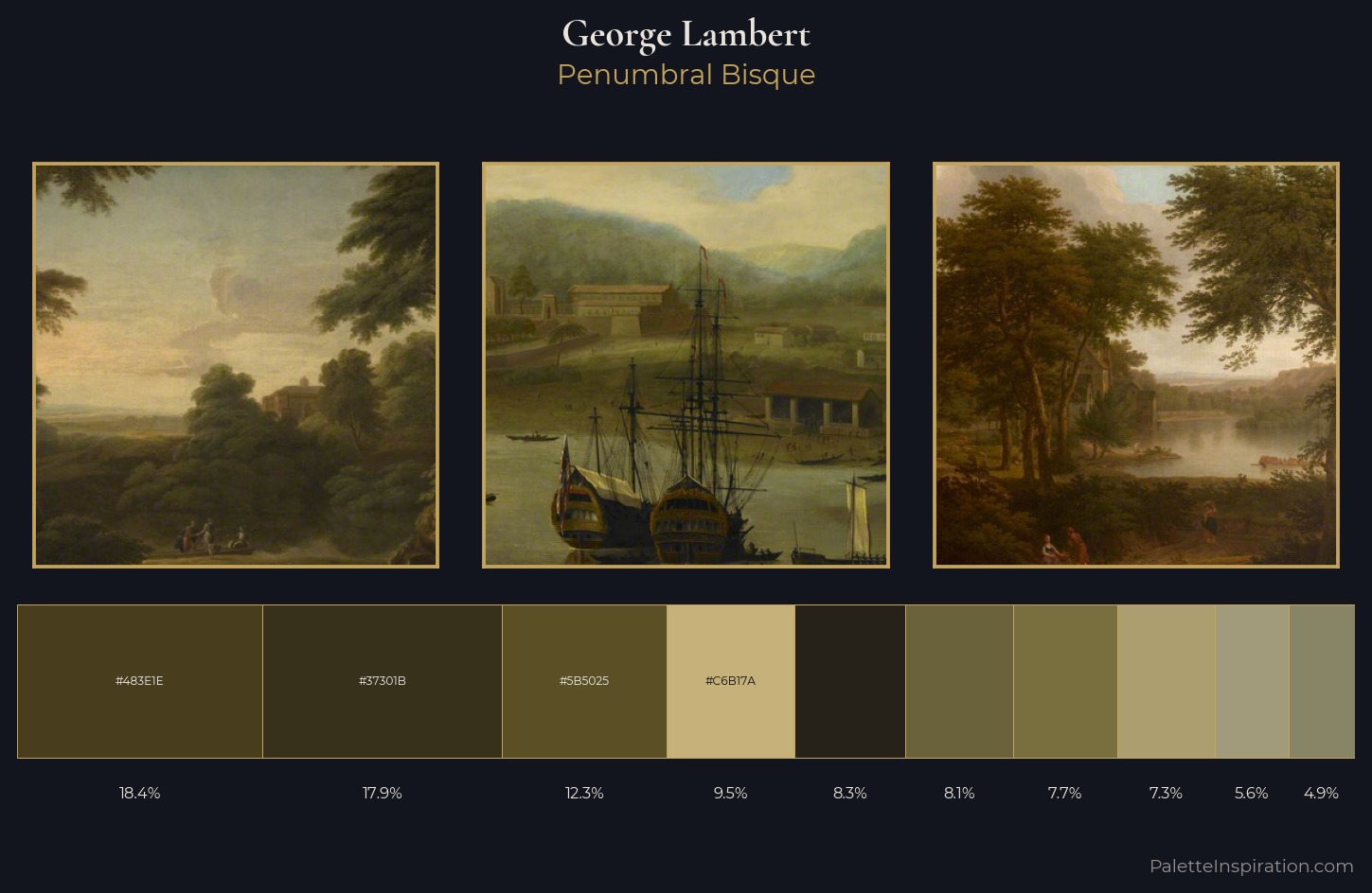 George Lambert Palette 7 — Penumbral Bisque