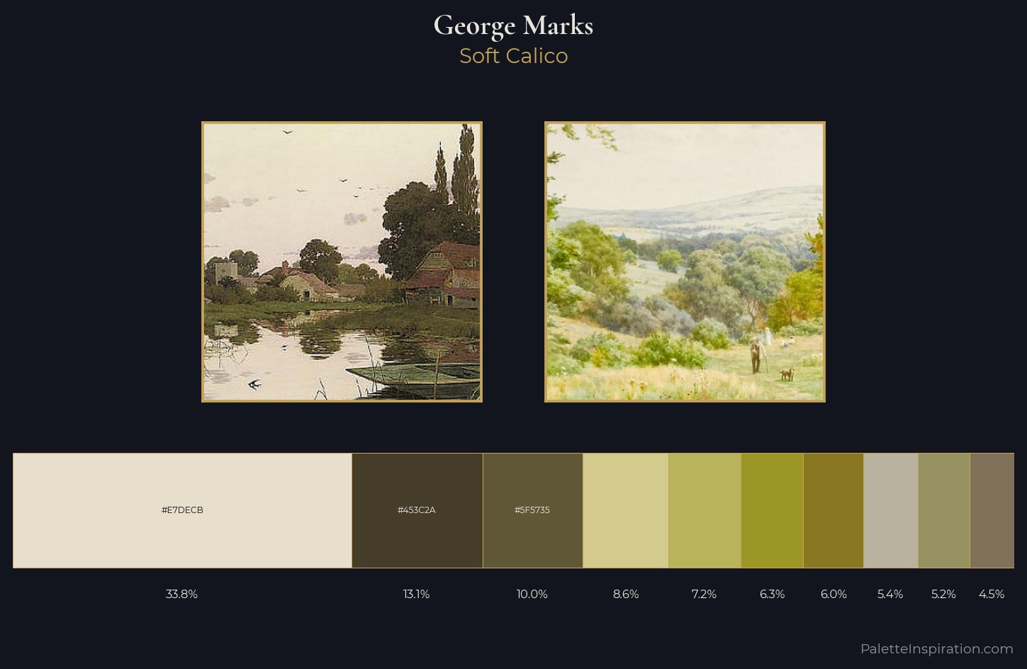 George Marks Palette 1 — Soft Calico
