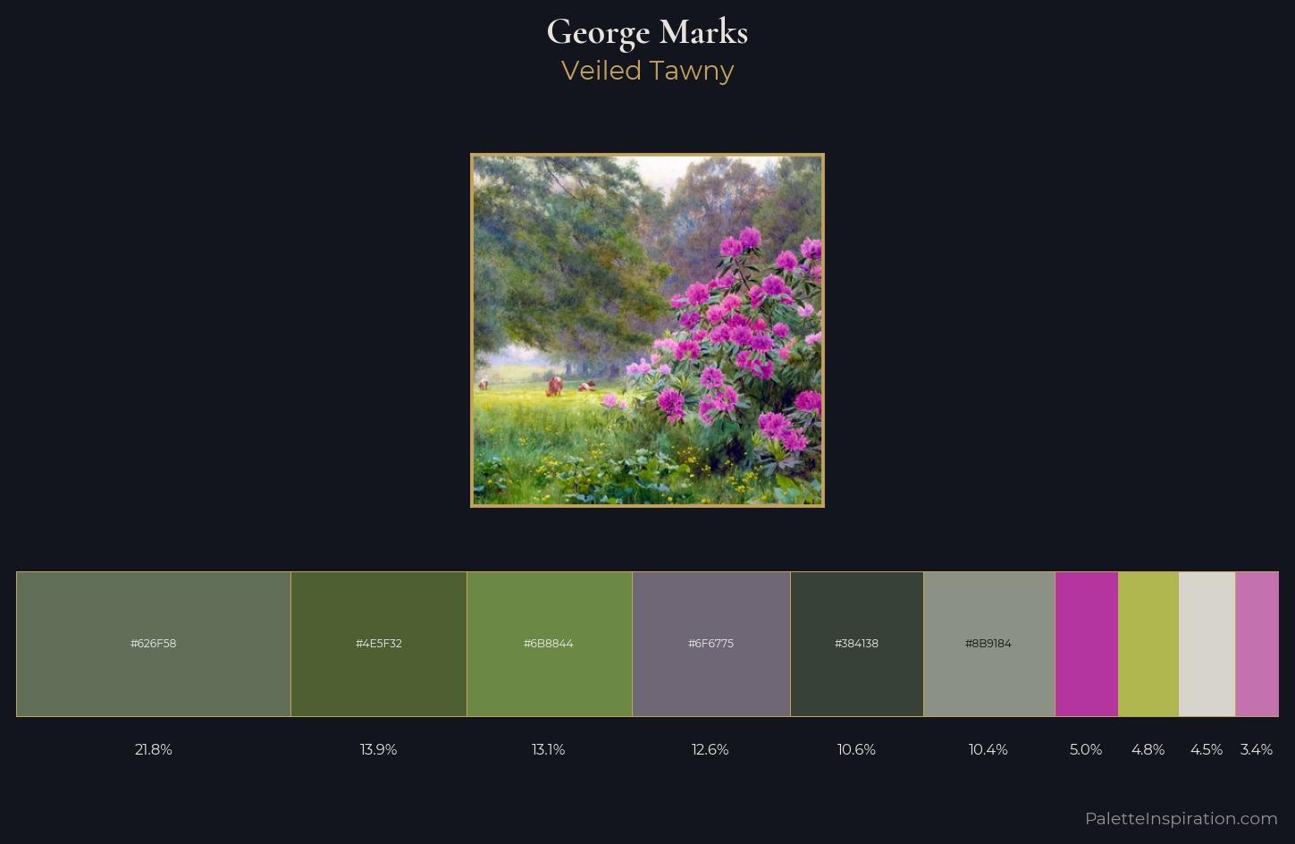 George Marks Palette 3 — Veiled Tawny