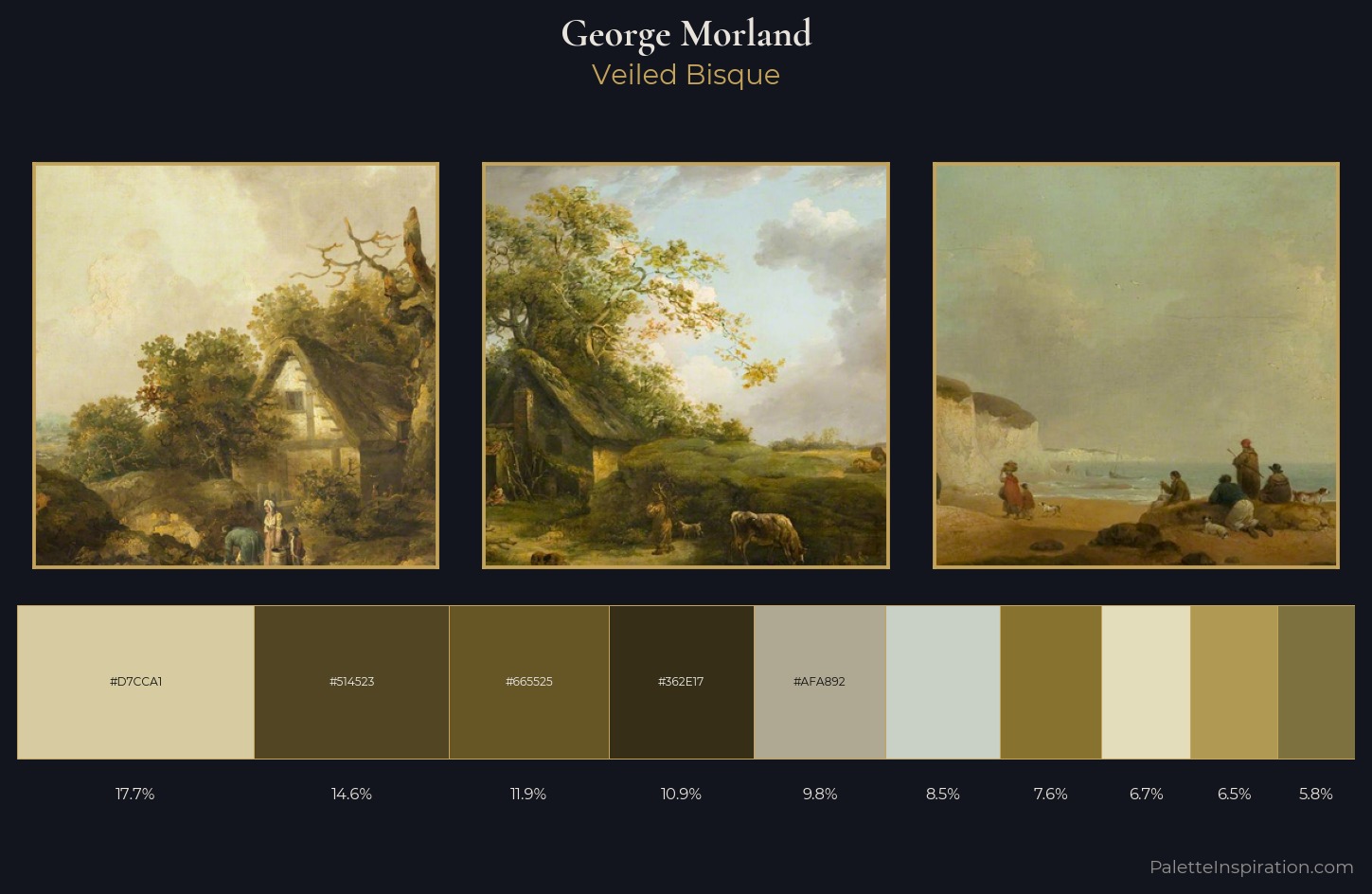 George Morland Palette 2 — Veiled Bisque